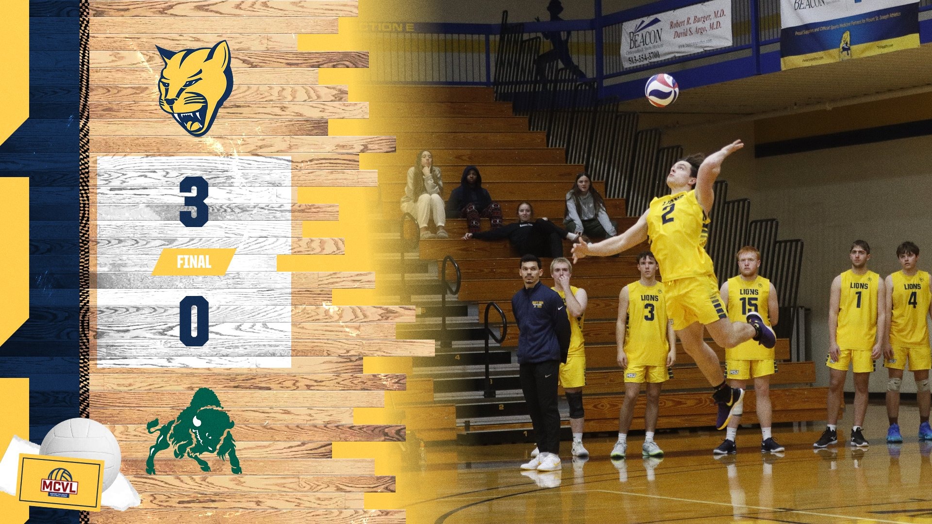 Lions sweep Bethany College 