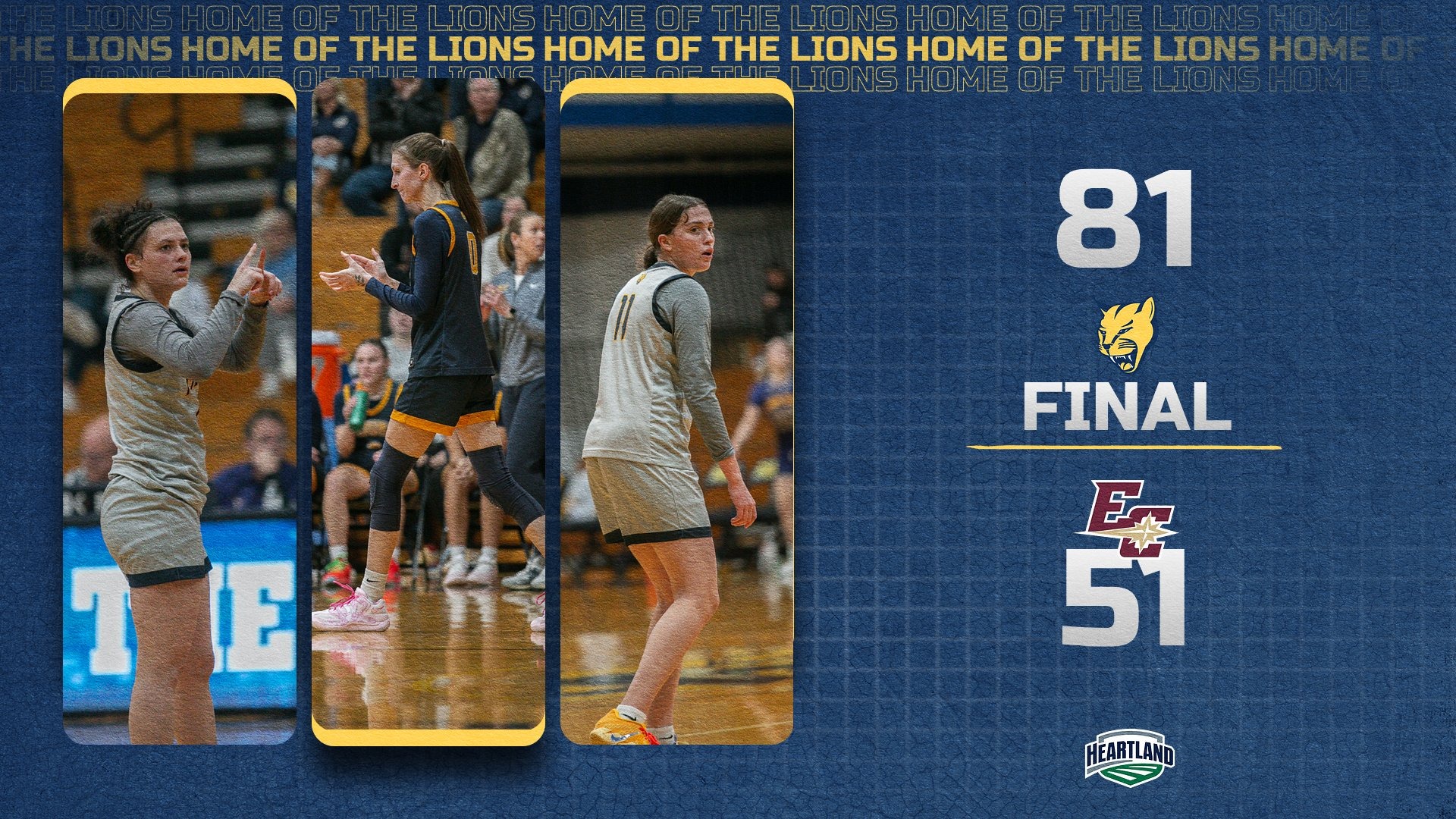 Lions Beat Earlham 81-51