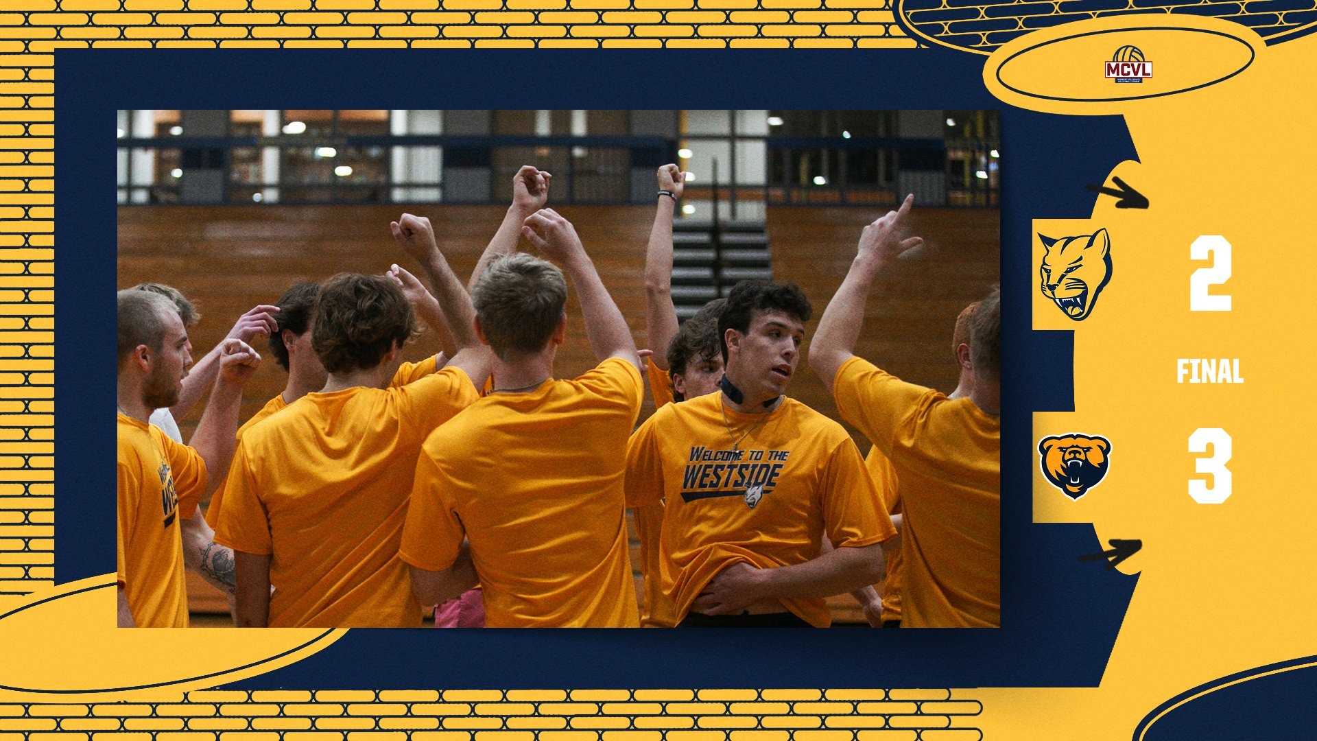 MSJ men's volleyball falls to Franklin in five sets 