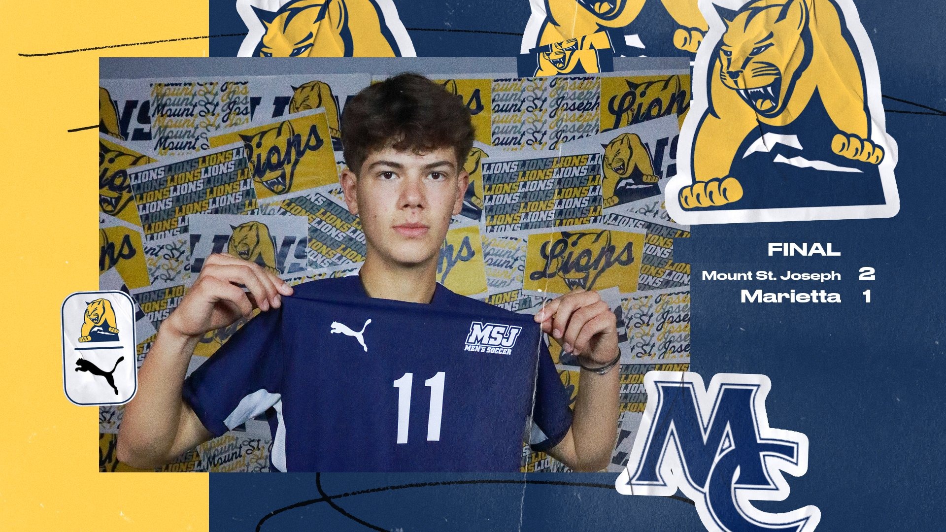 Lions Win 2-1