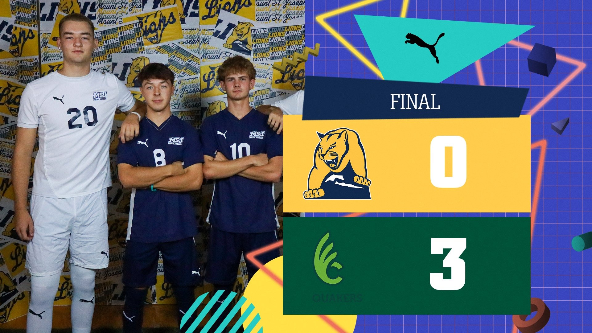 Lions Fall 3-0
