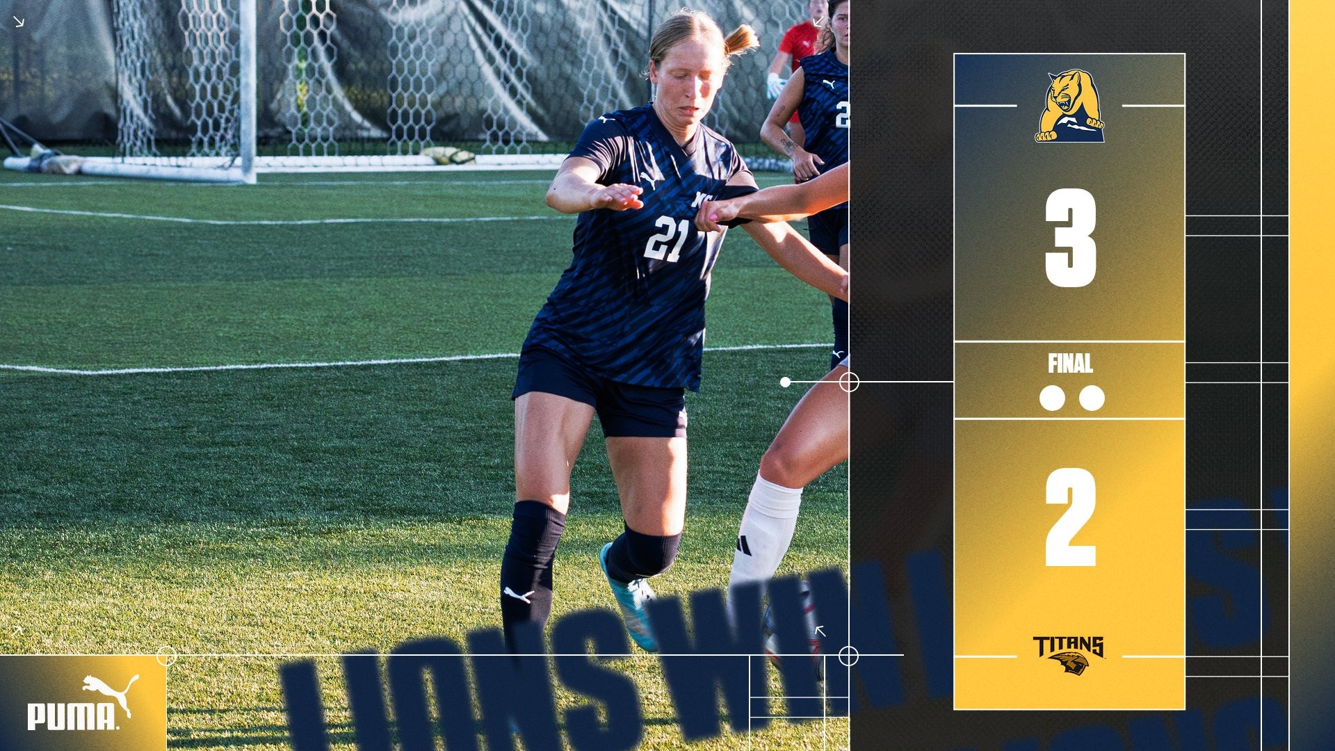 Lions Win 3-2