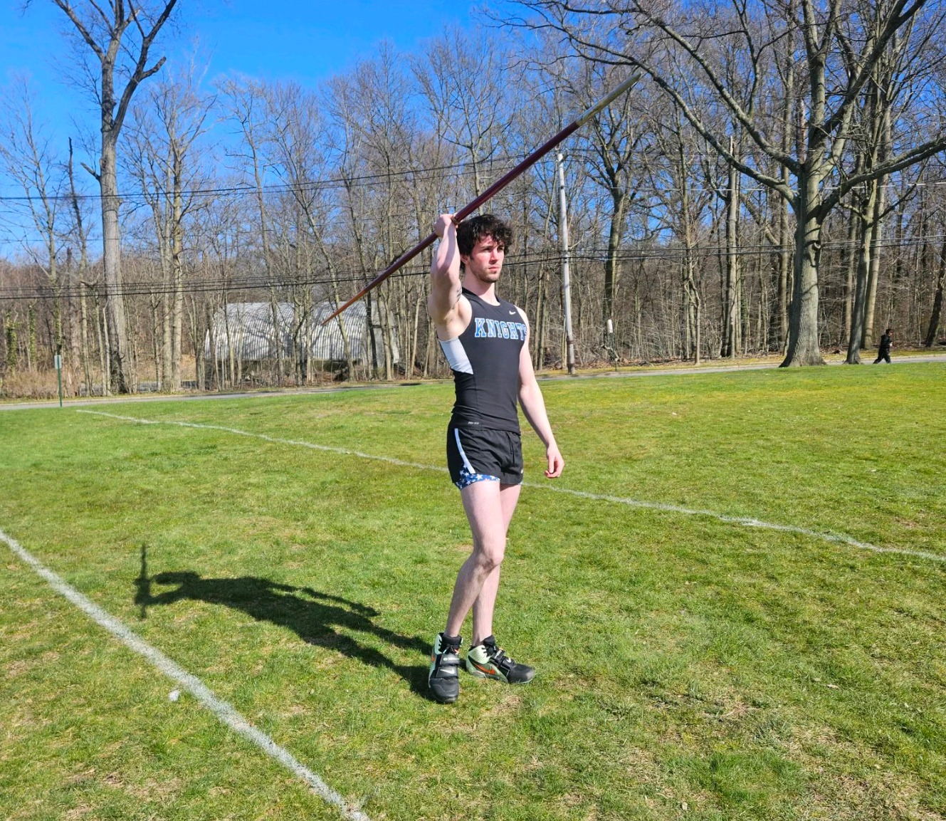 Kyan Muendell Competing in Men's Javelin