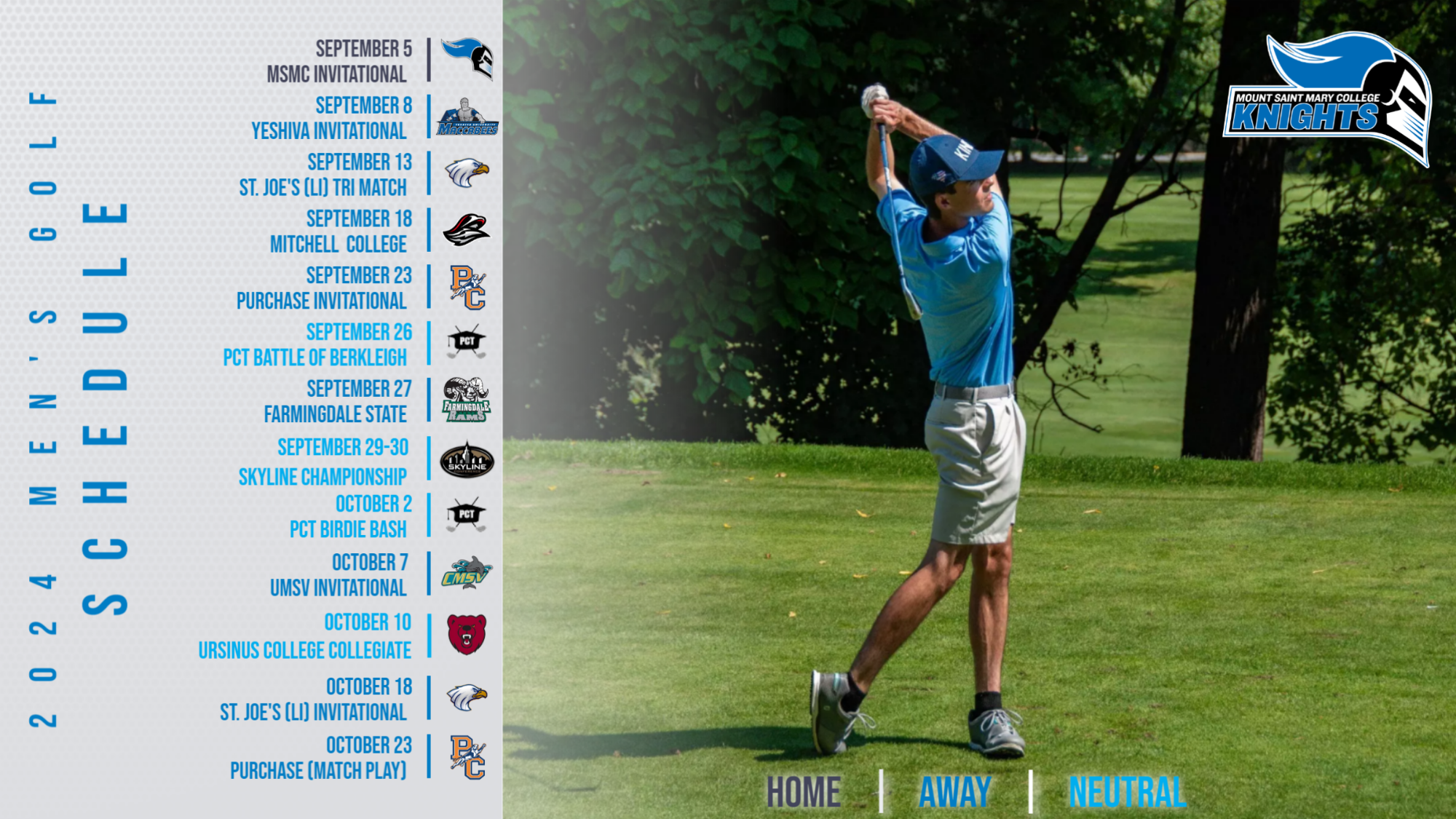 Men's Golf Get Gritty Win in St. Joseph's Long Island Tri Match Mount