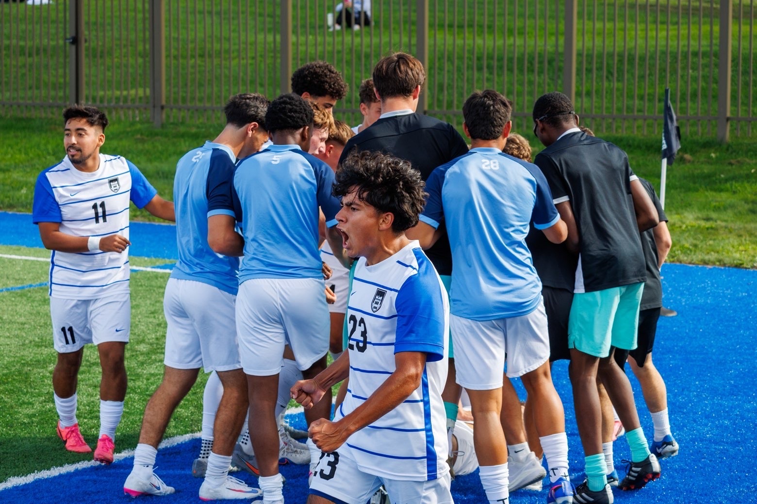 Isaac Vargas Celebrates his Go-Ahead Goal