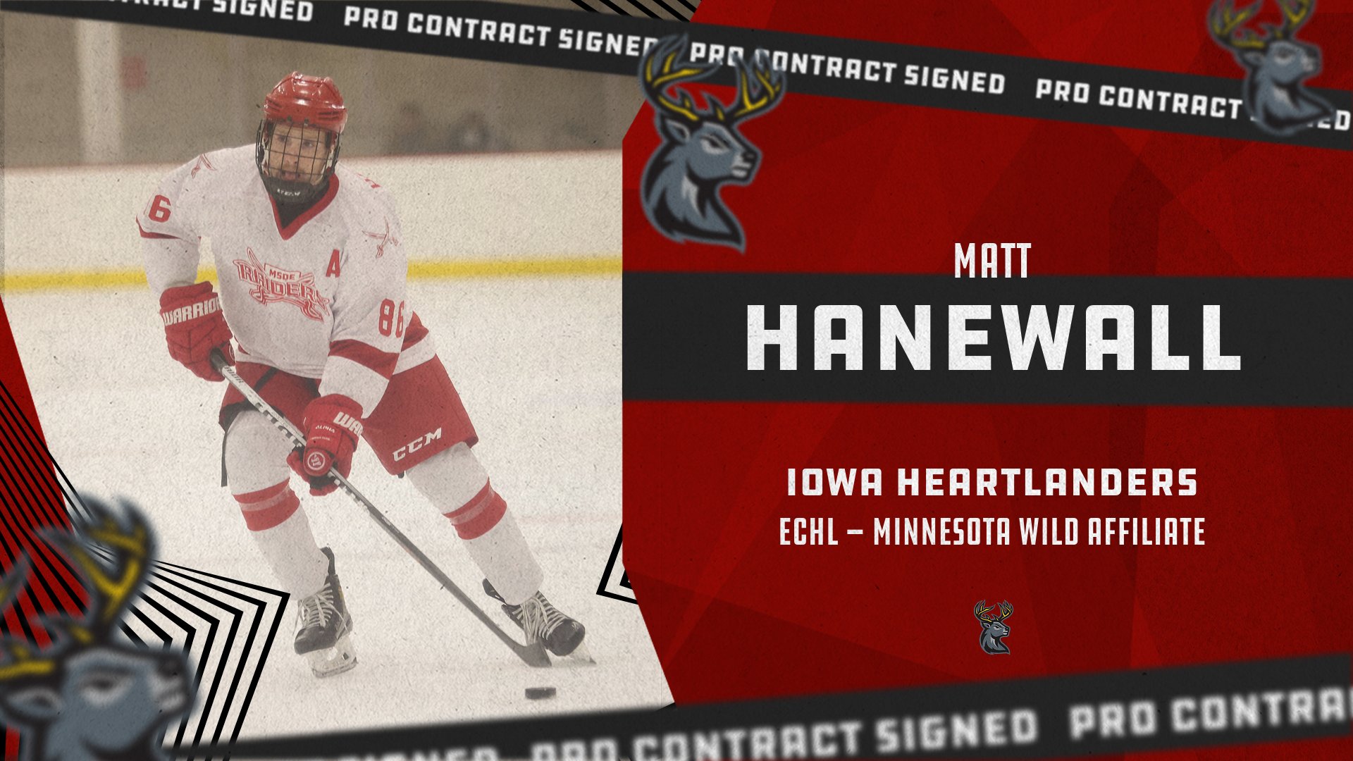Hanewall Sign with Heartlanders Milwaukee School of Engineering
