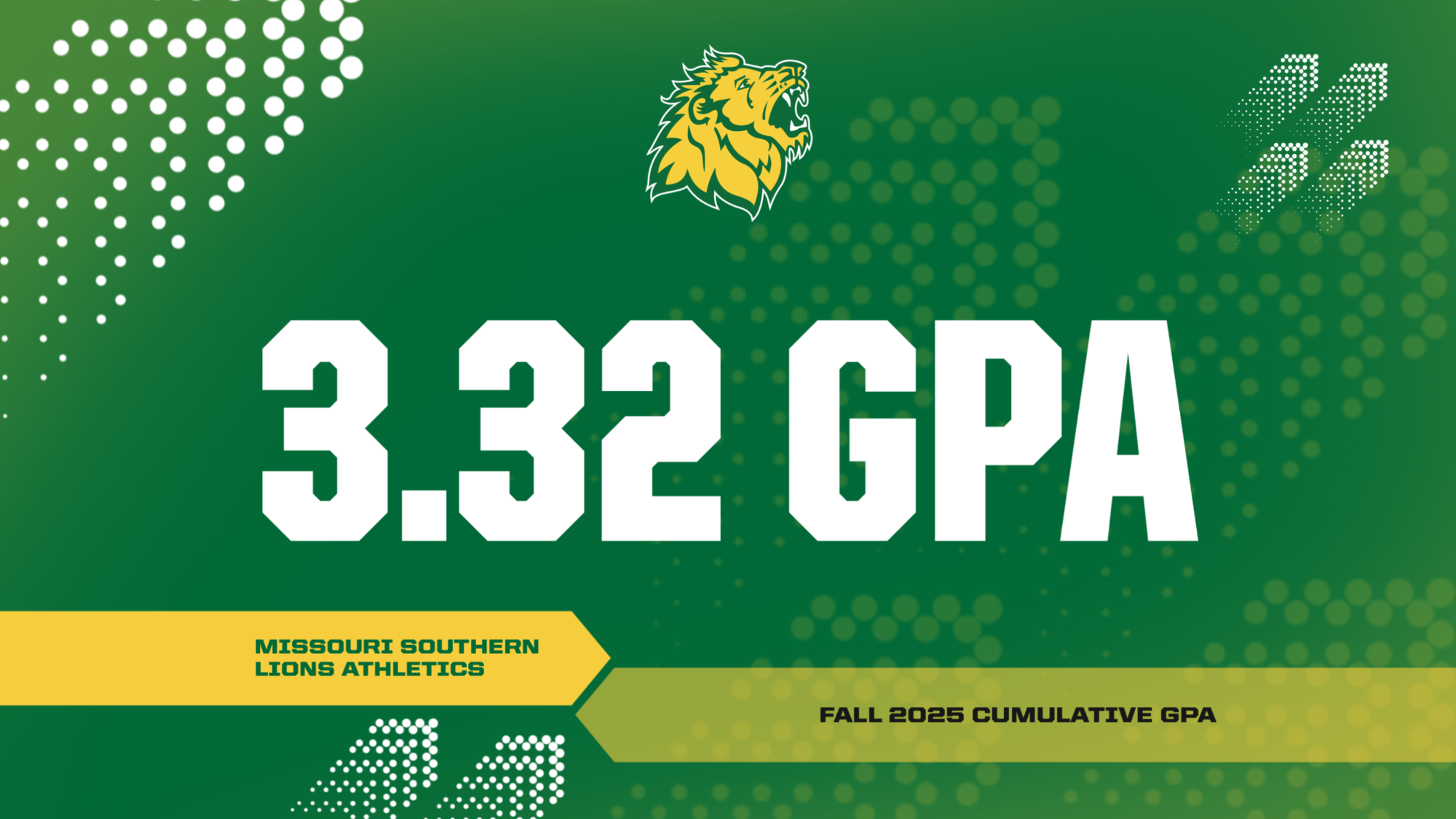 MSSU Fall 2025 Athletics Cumulative GPA