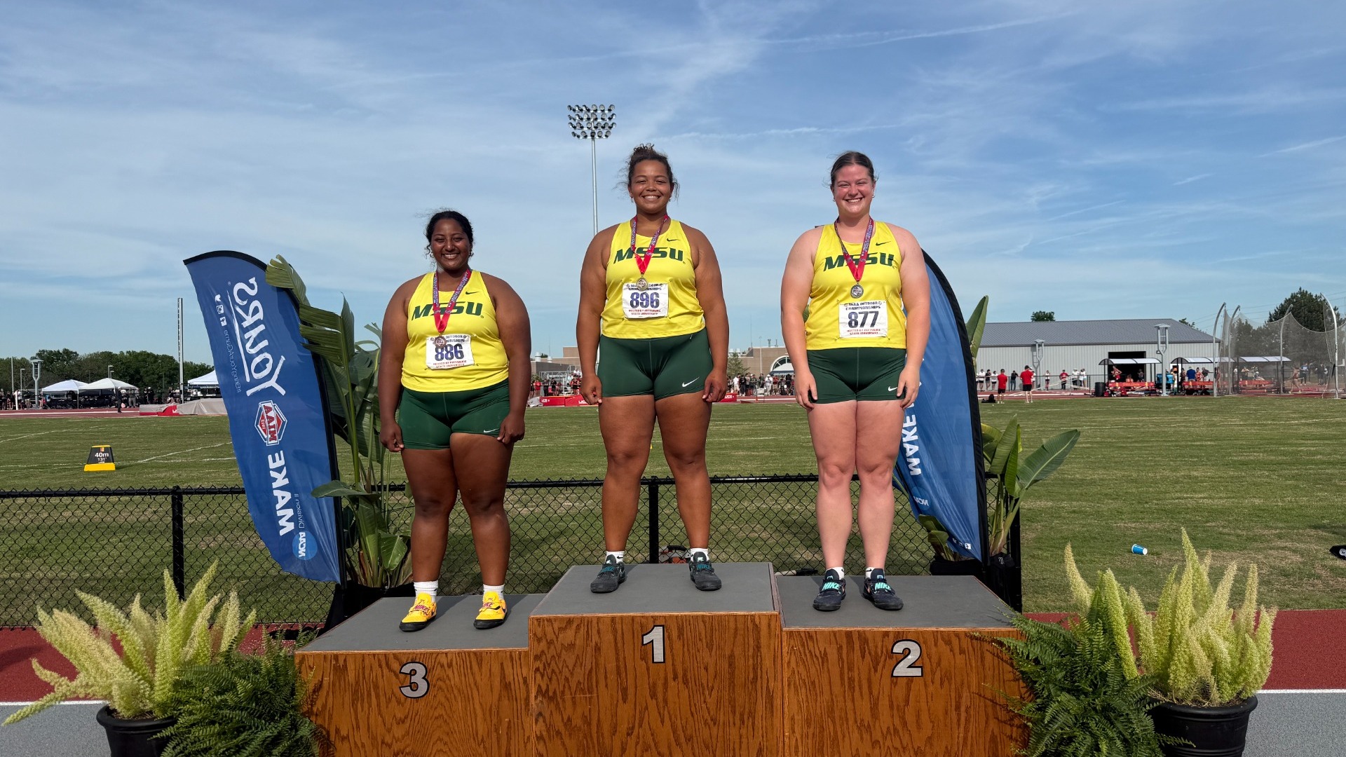 Women'sShotPutPodium2026Outdoor Track 