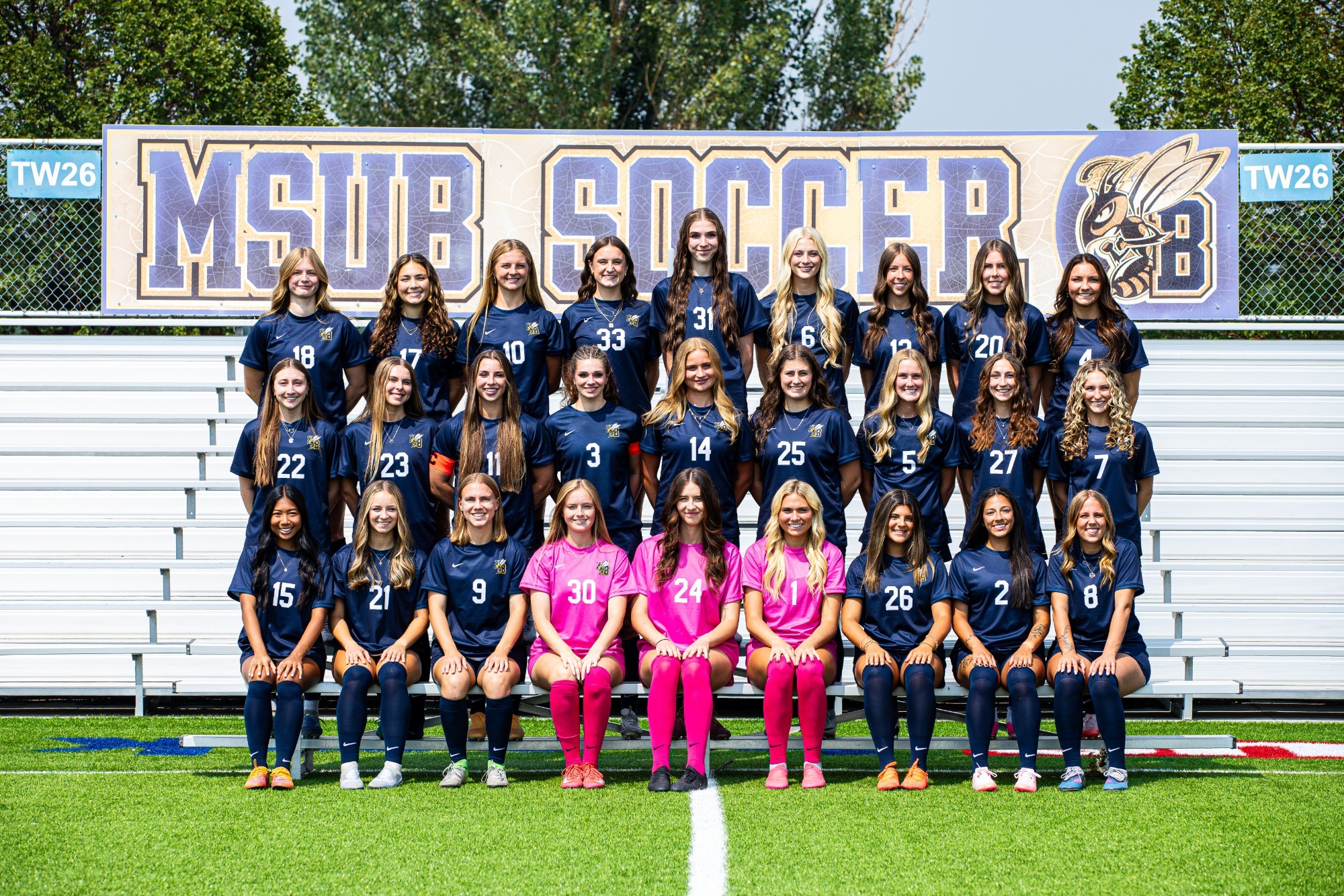 MSUB Women's Soccer Team Photo 2026