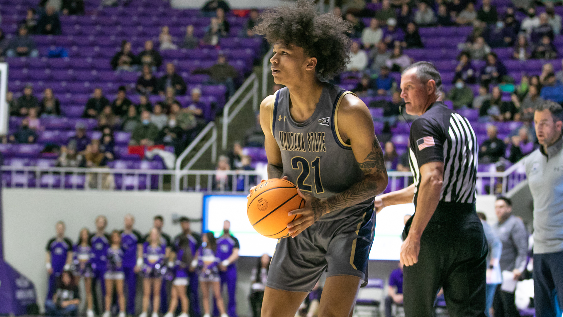 RaeQuan Battle Men's Basketball Montana State University Athletics