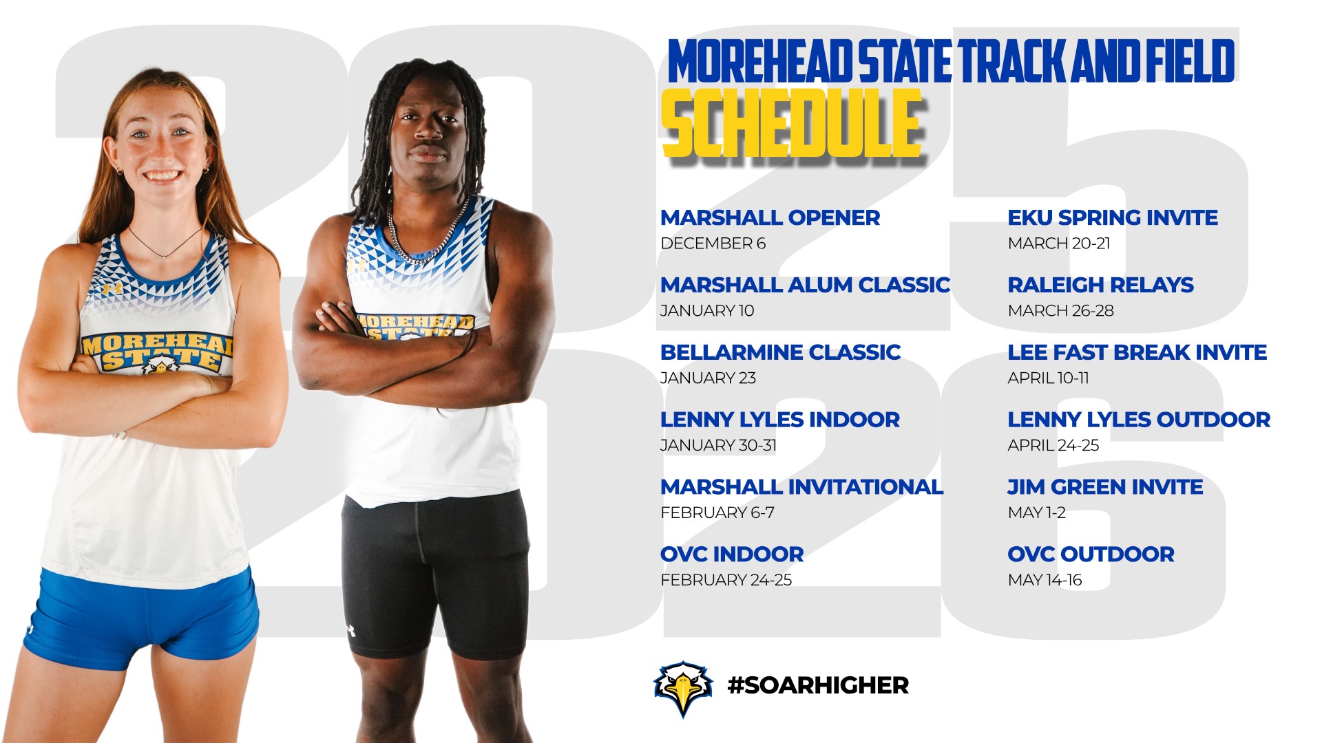 2025-16 Track and Field Schedule Graphic
