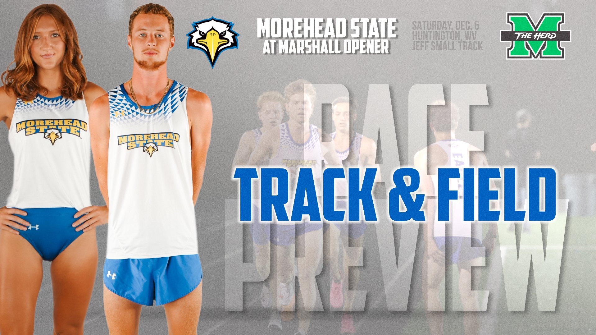 2025 Marshall Opener track & field graphic