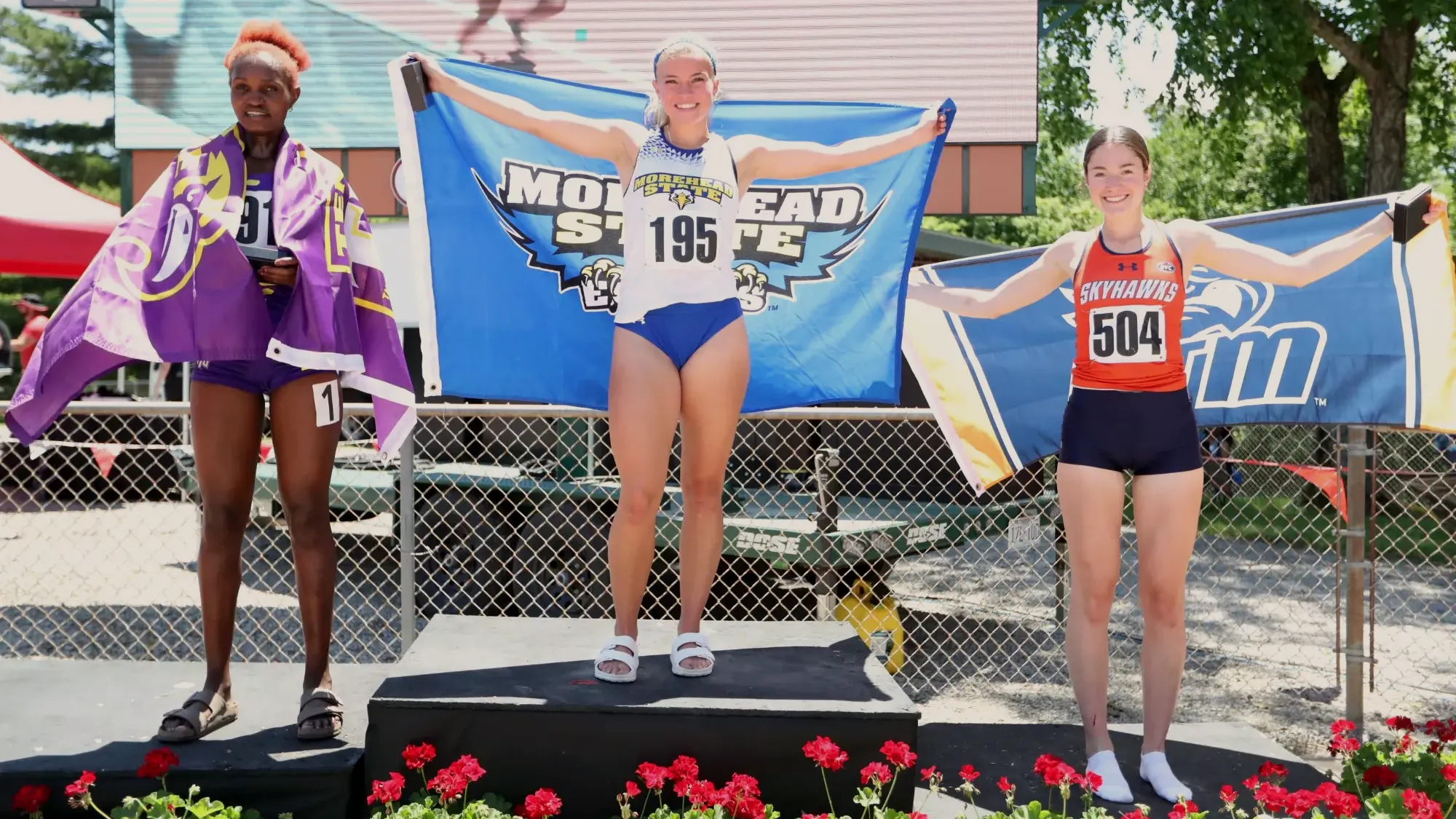 Lucy Singleton OVC 1,500m podium
