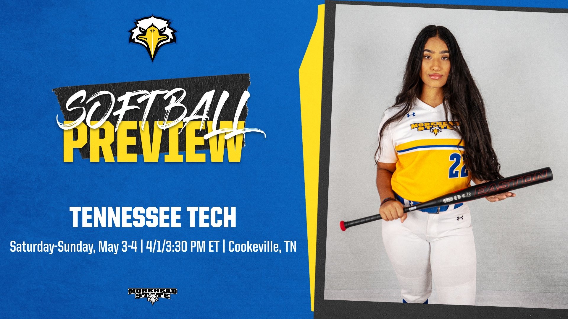 2025 Softball at Tennessee Tech graphic