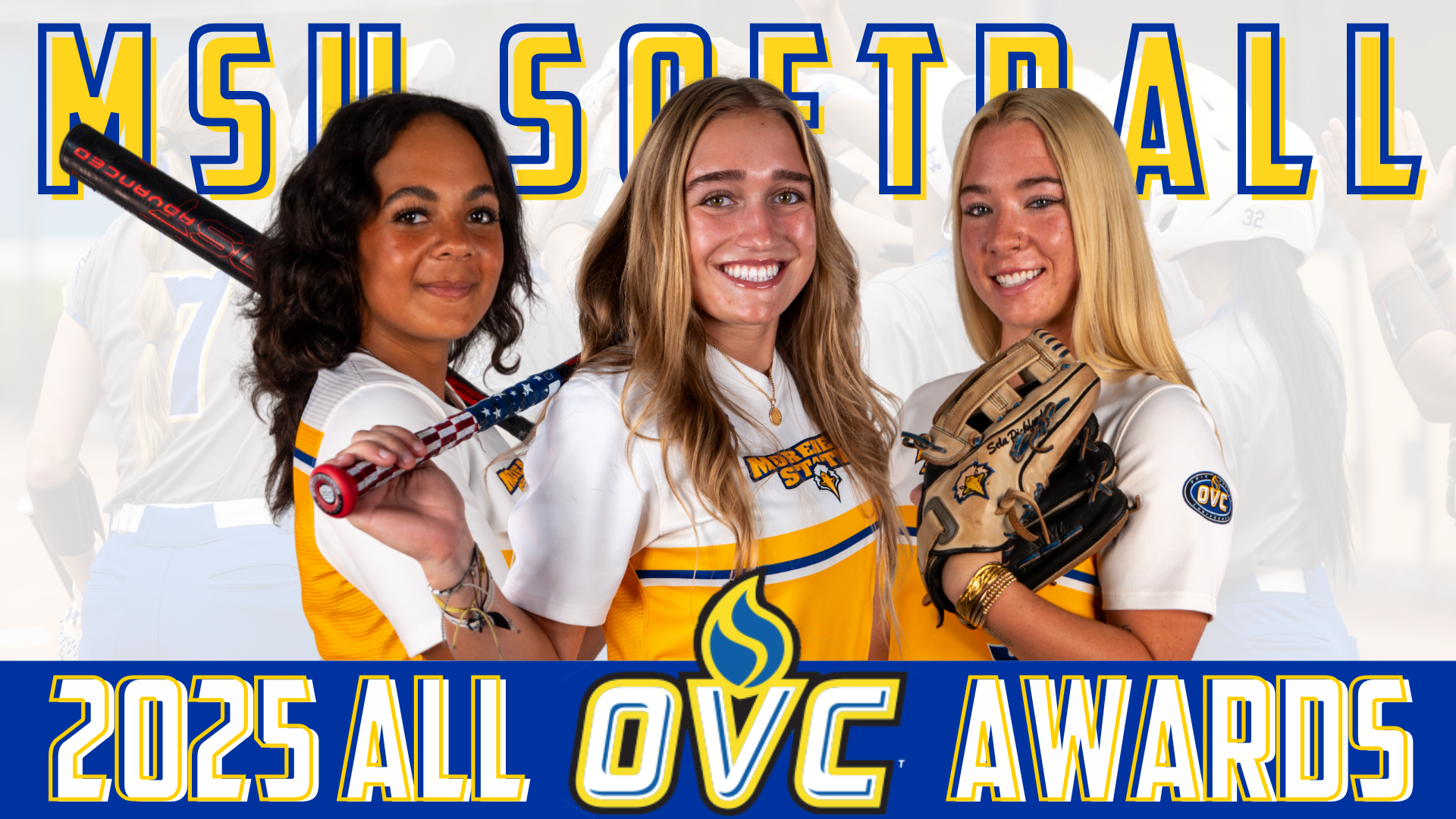 2025 All-OVC softball graphic
