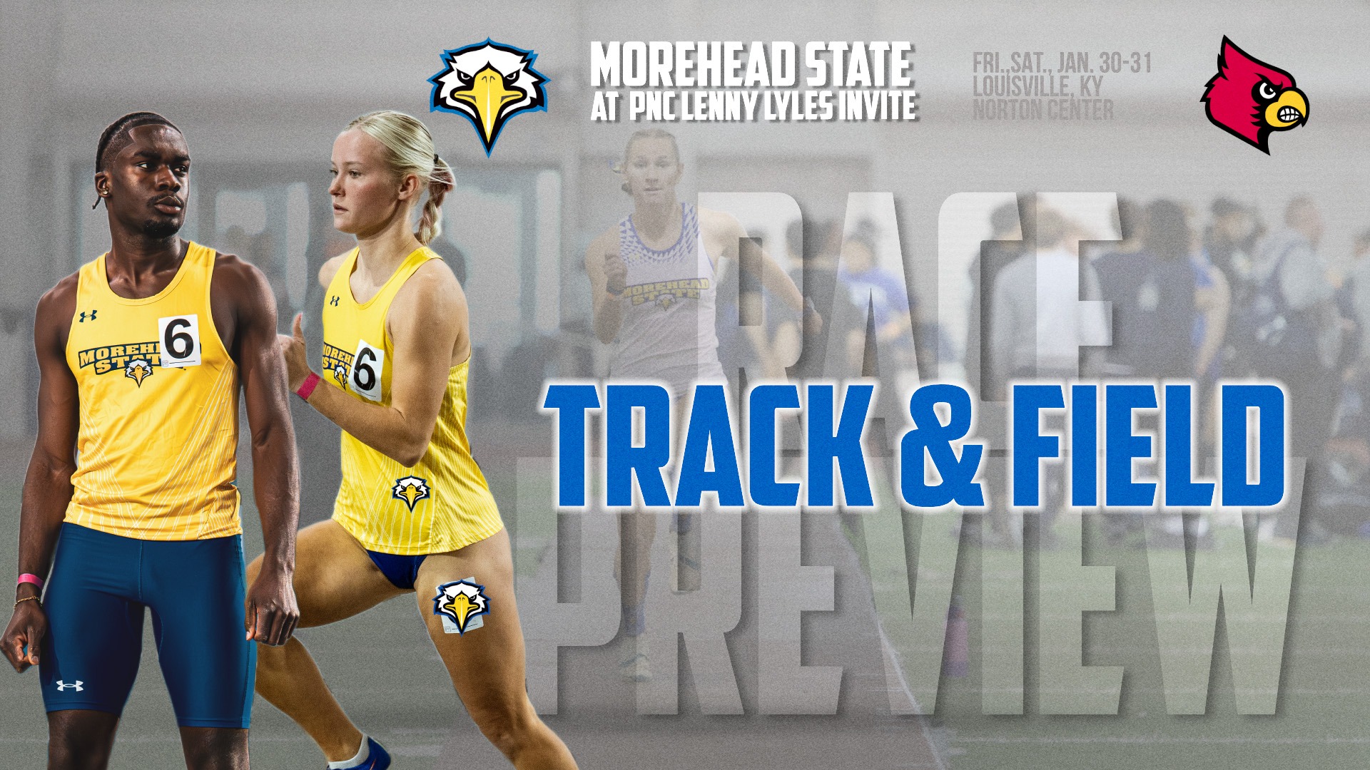 2026 PNC Lenny Lyles Invitational indoor track & field graphic