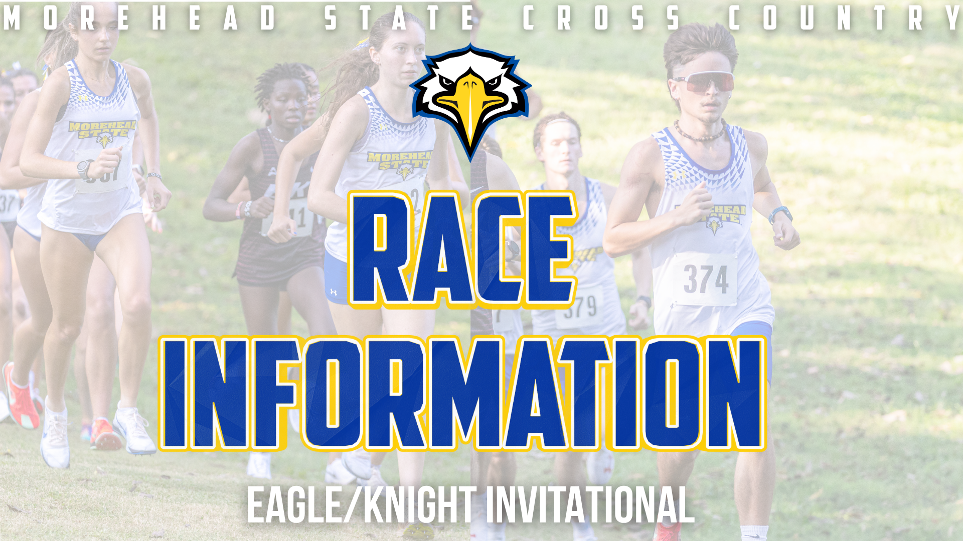 2026 Eagle/Knight Invitational cross country meet info graphic