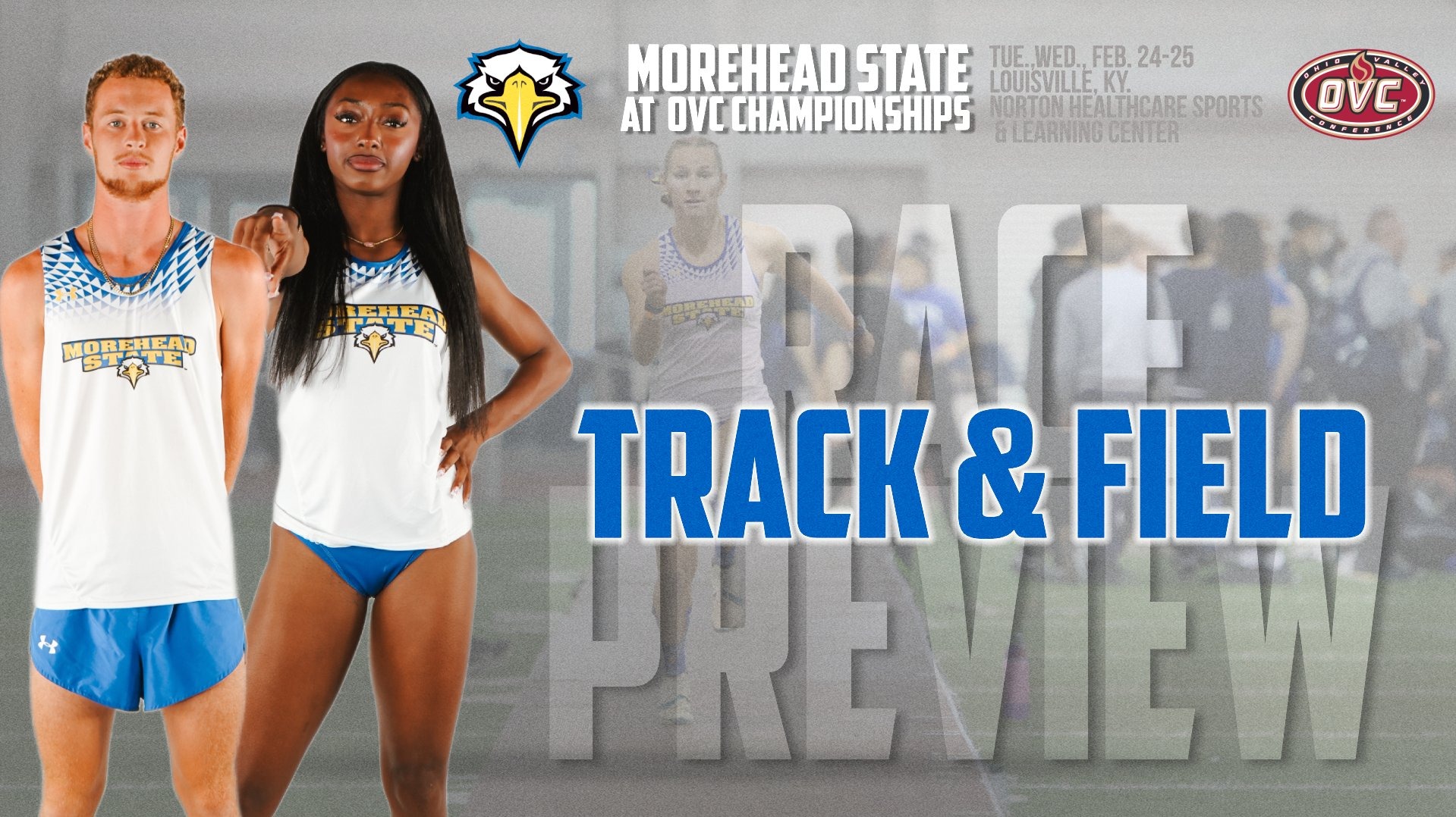 2025-26 OVC Indoor Track & Field graphic