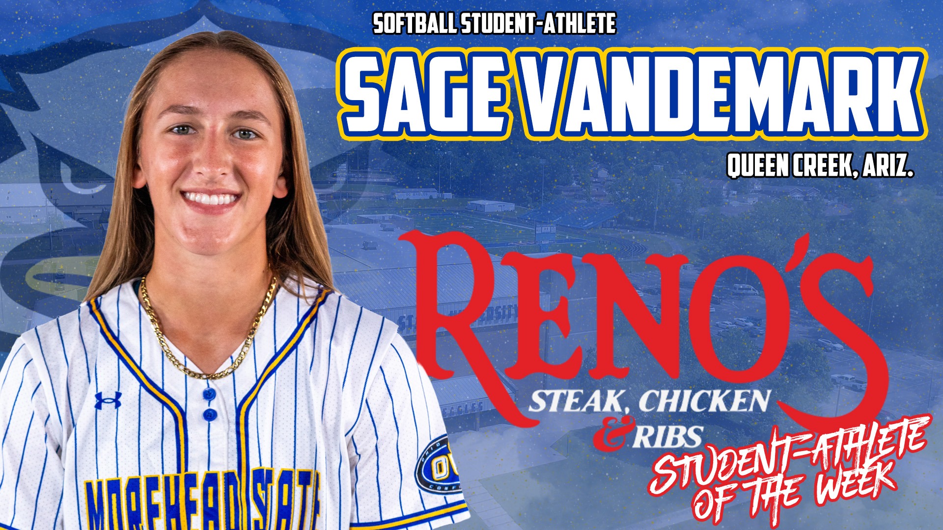Reno's Student-Athlete of the Week - Softball's Sage VanDemark