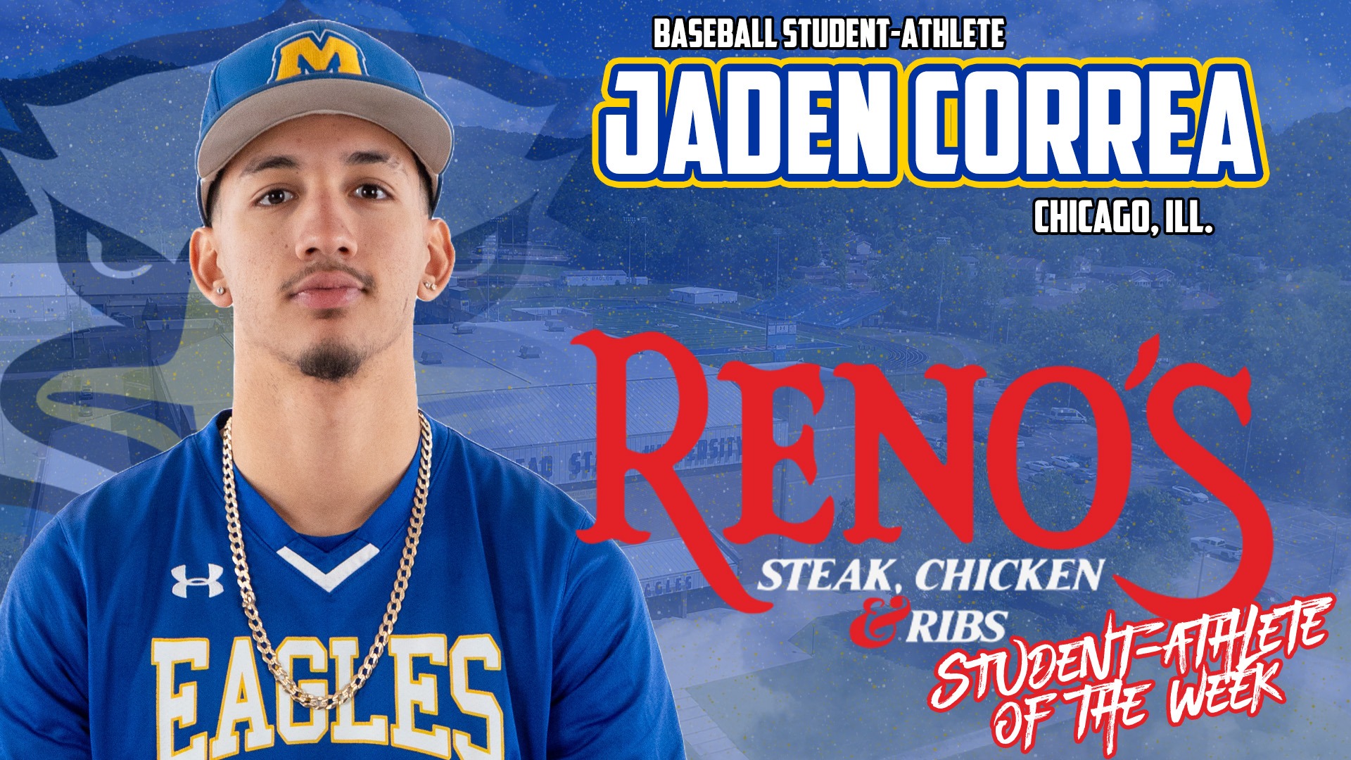 Reno's Student-Athlete of the Week - Baseball's Jaden Correa