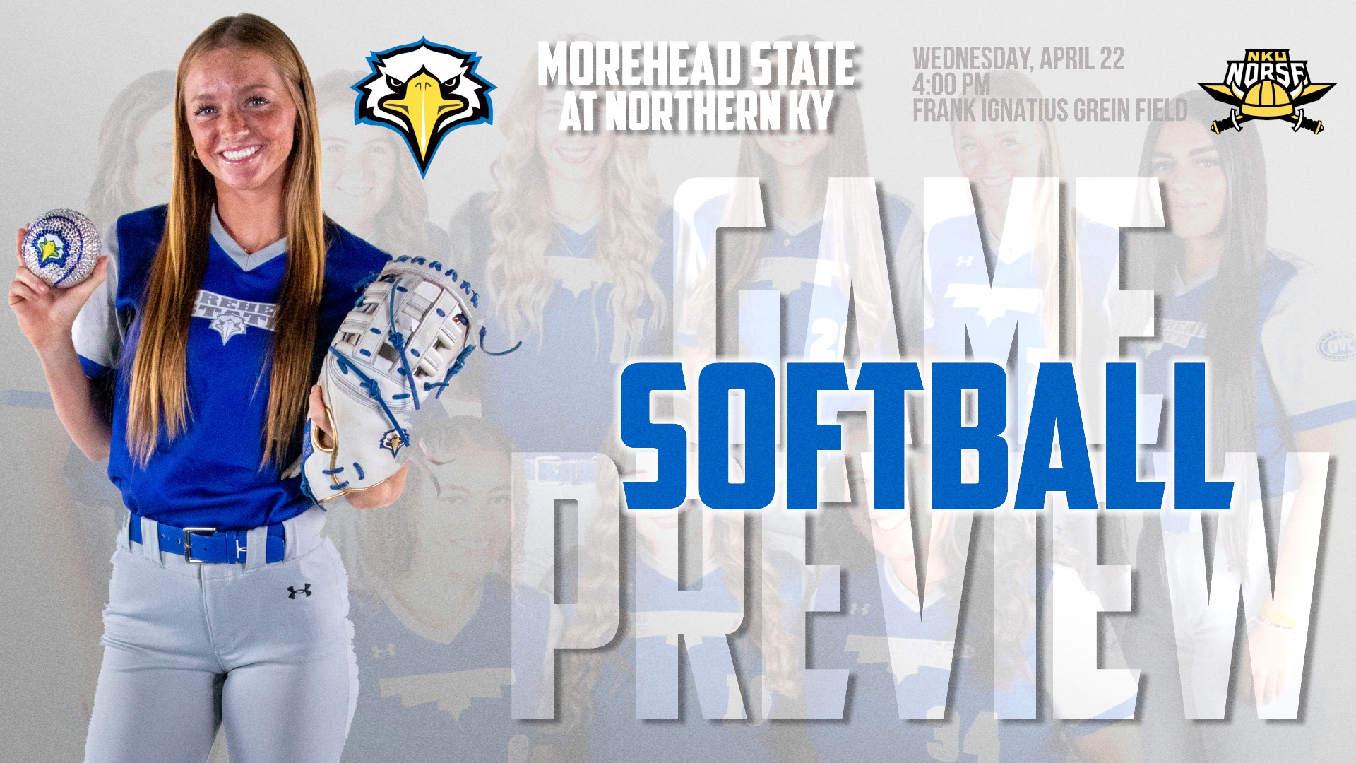 2026 Softball at Northern Kentucky graphic