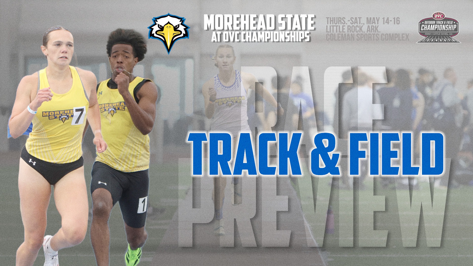 2026 Track and Field Outdoor OVC Championships graphic