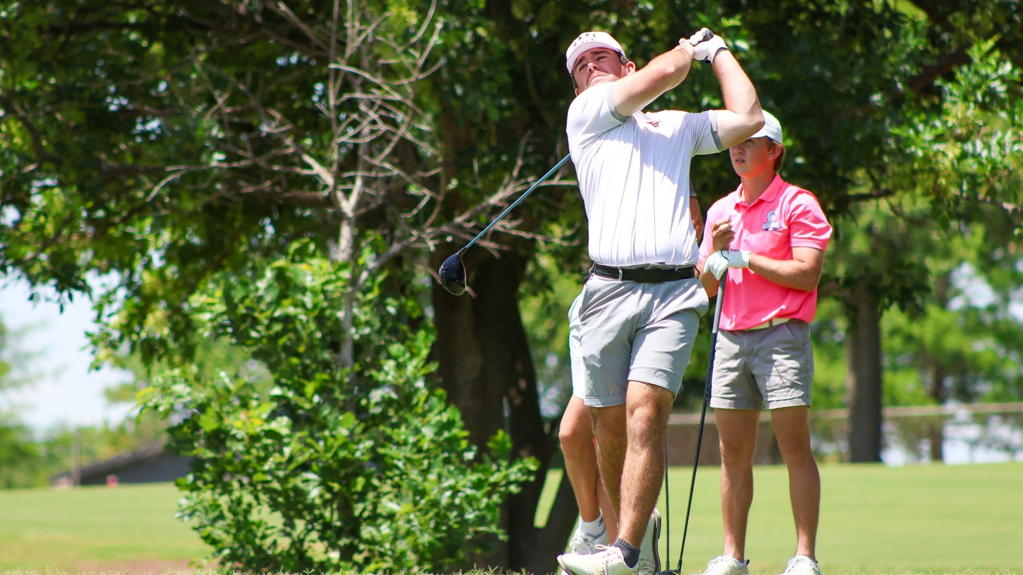 Karson Patten tees off during the second day of the NCAA Central/Midwest Regional (5/10)