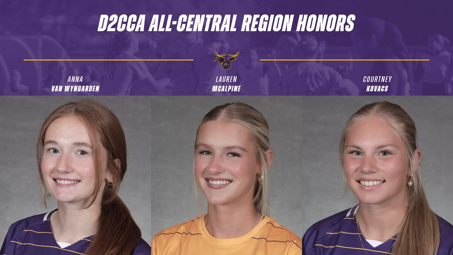A graphic for the D2CCA All-Central Region Soccer Team