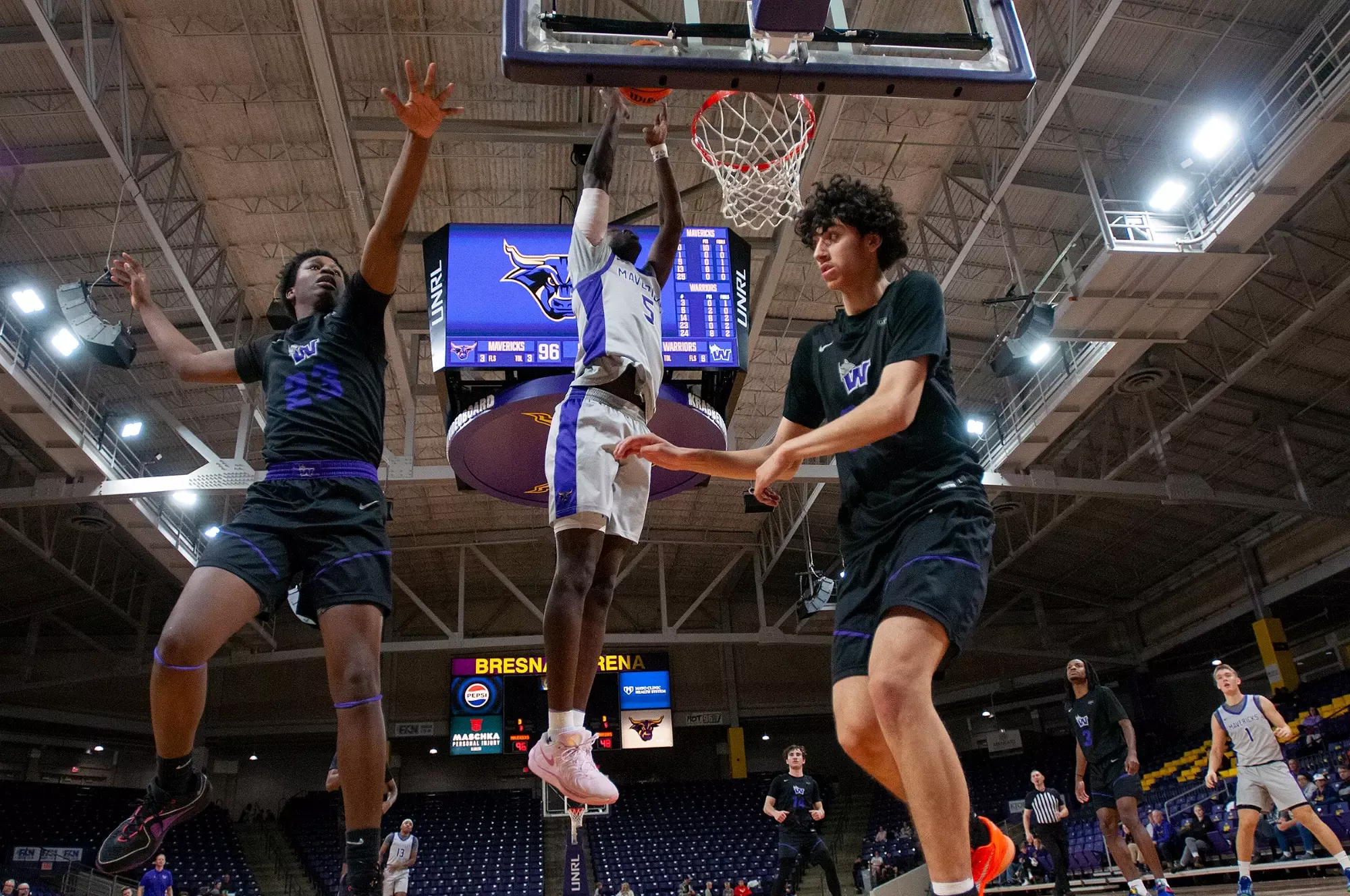 Puolrah Gong at the Basket vs. Waldorf