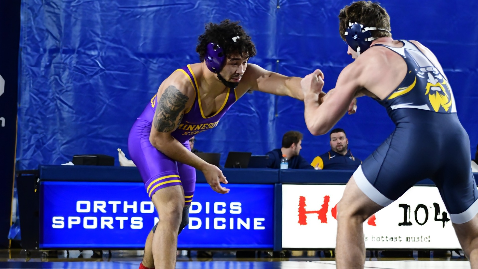 Jaquan East Wrestling Versus Augustana