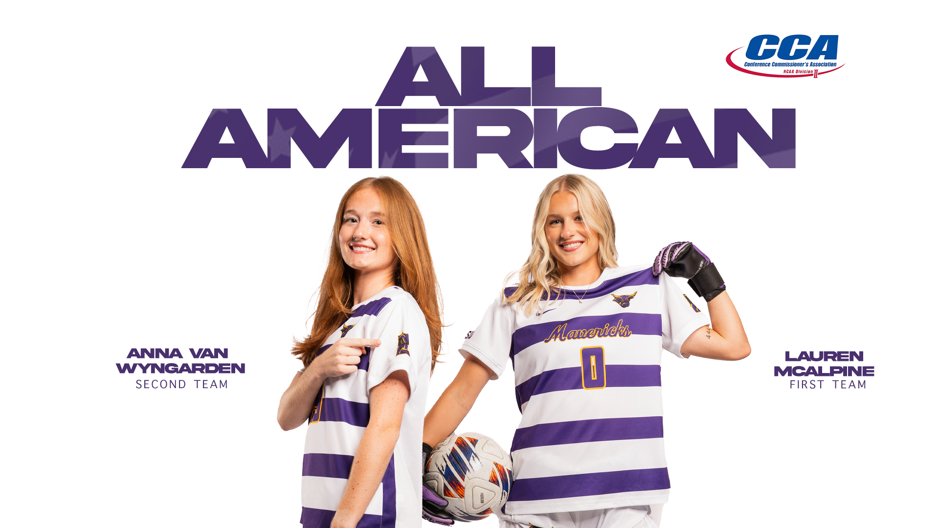 D2CCA All America Team - McAlpine and Van Wyngarden