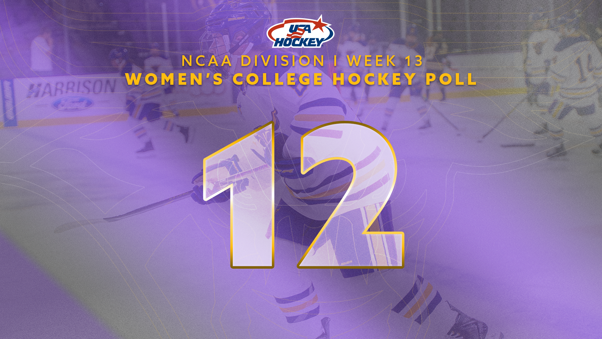 Womens Hockey Remains at 12 in week 13 rankings 