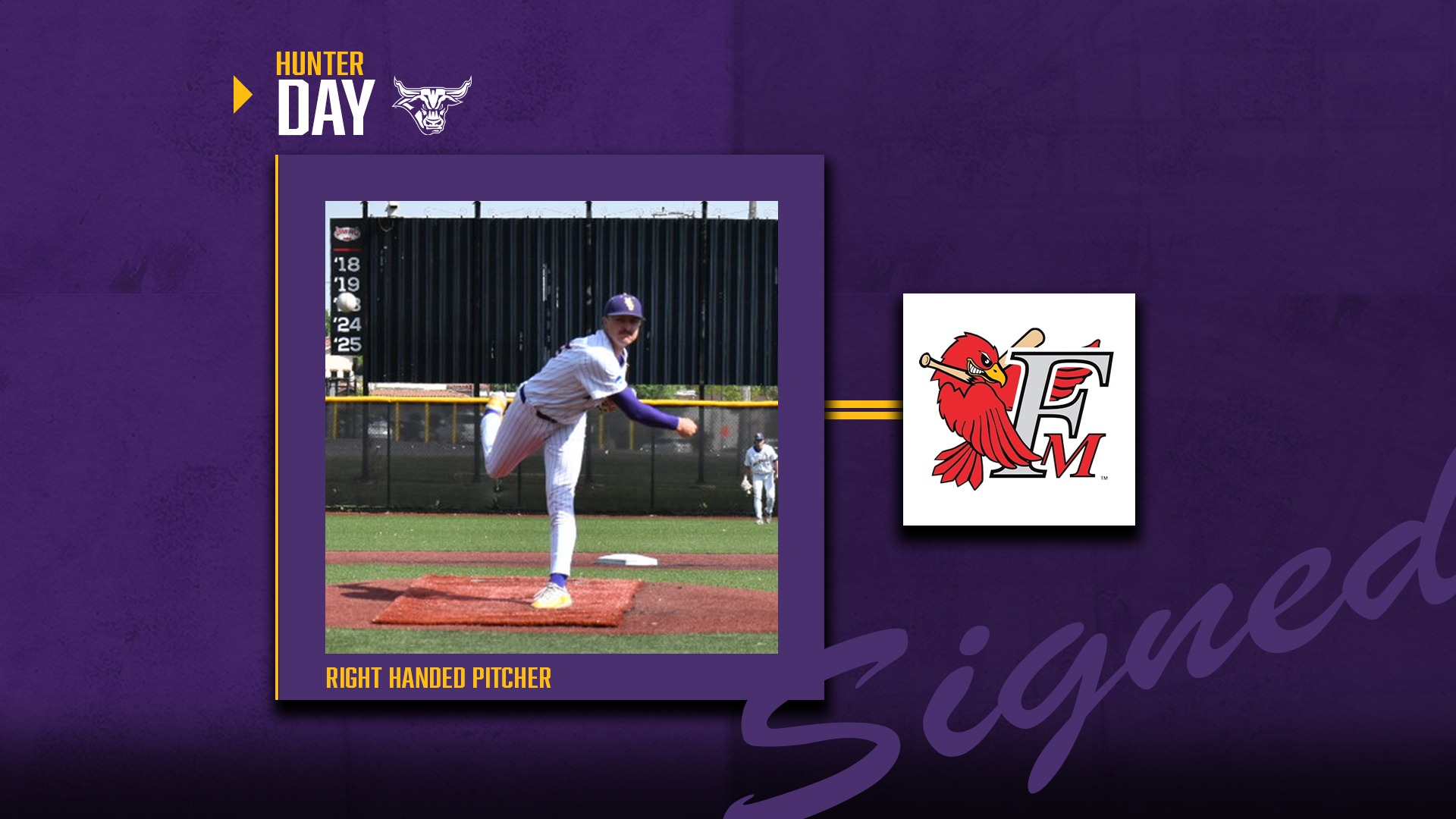 Hunter Day Pro Debut Graphic Fargo-Moorhead RedHawks