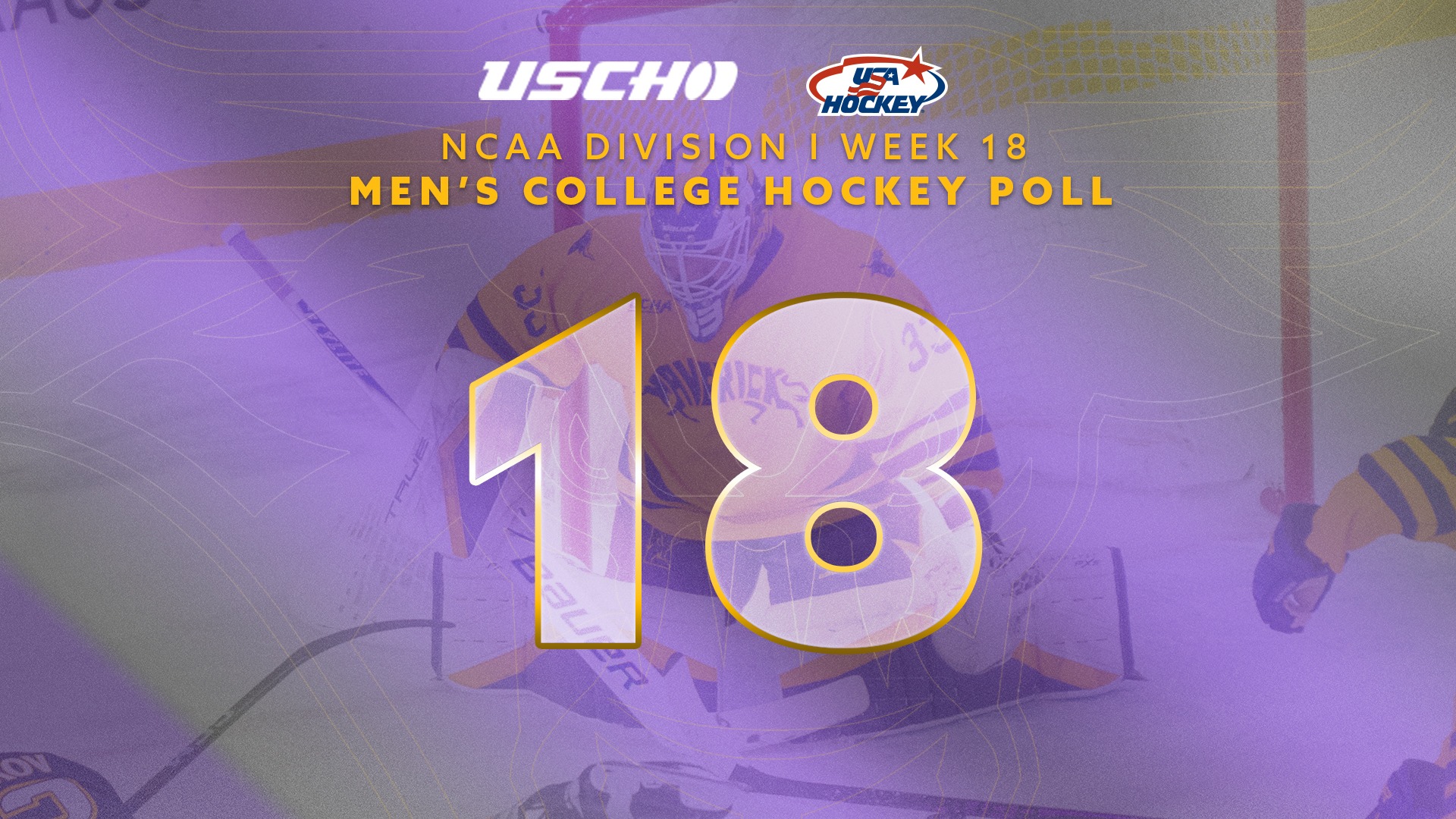 Men's Hockey National Ranking Week 18
