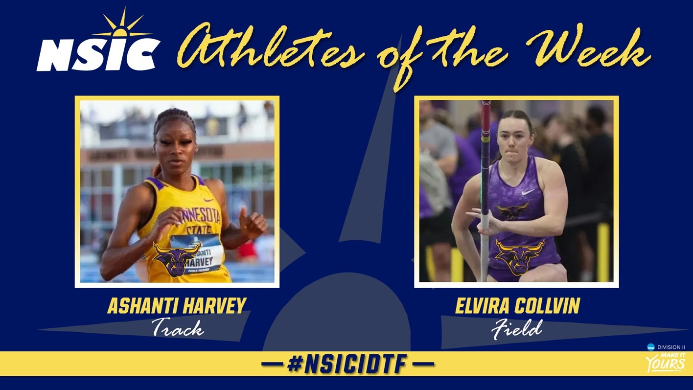 Harvey and Collvin NSIC Player of the Week Graphic