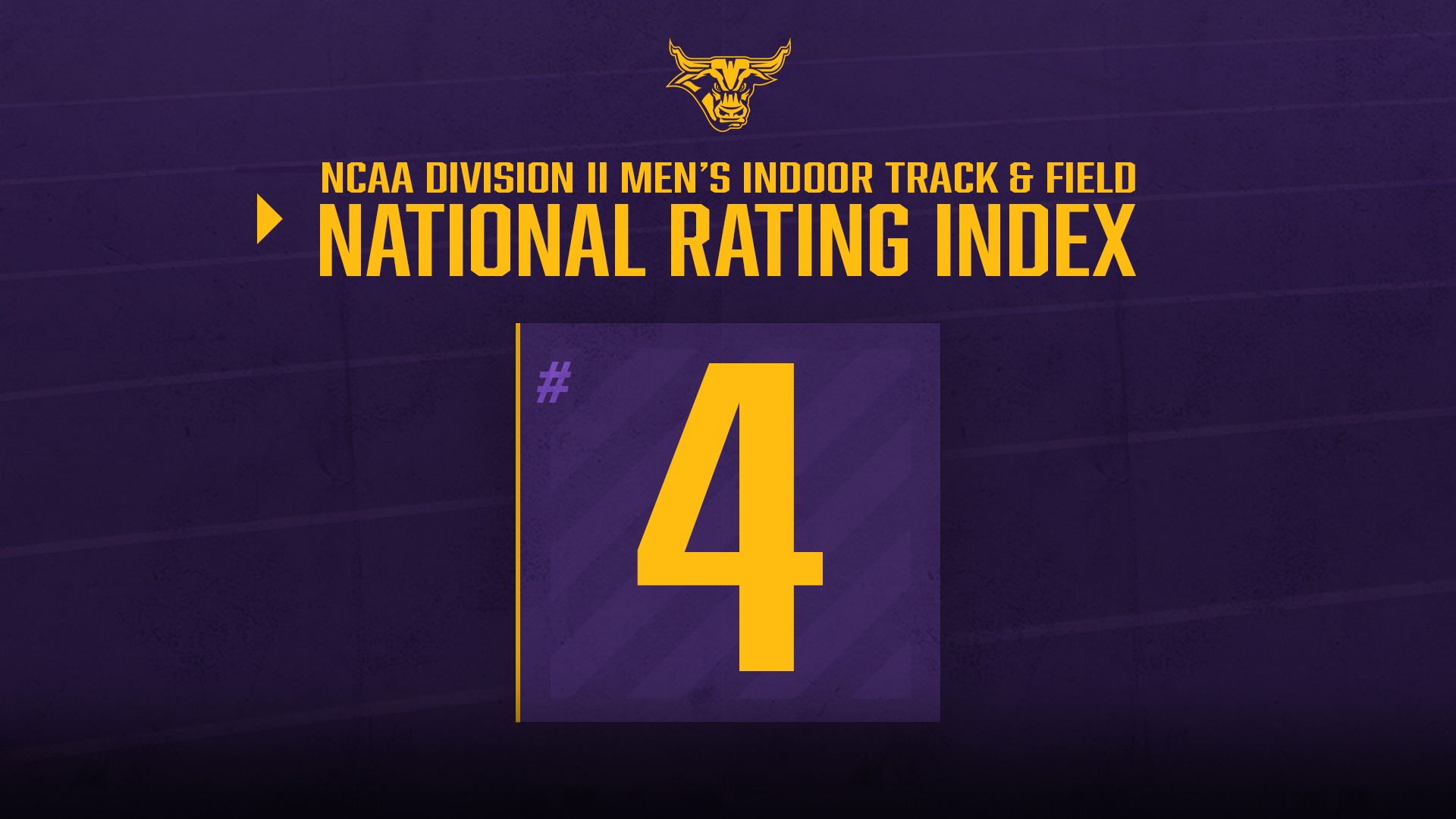 Men's Track National Ranking Jan. 27, 2026
