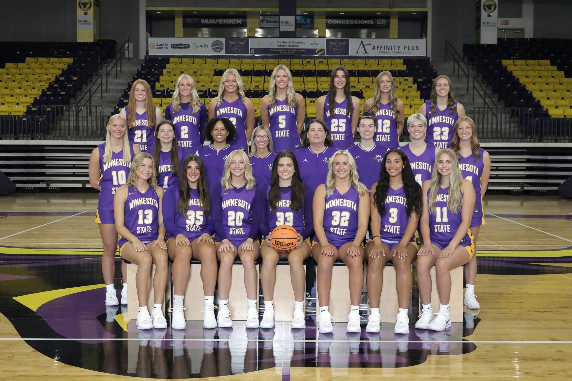 2025-26 Minnesota State Women's Basketball Team Photo
