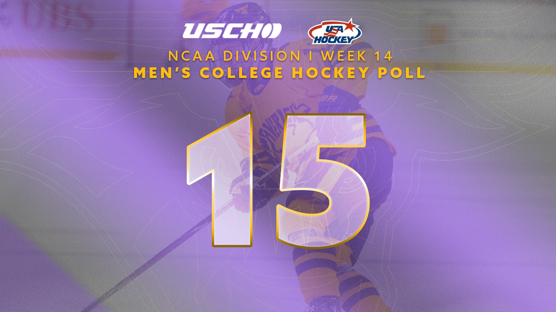 Men's Hockey National Ranking #15 Jan. 5, 2026