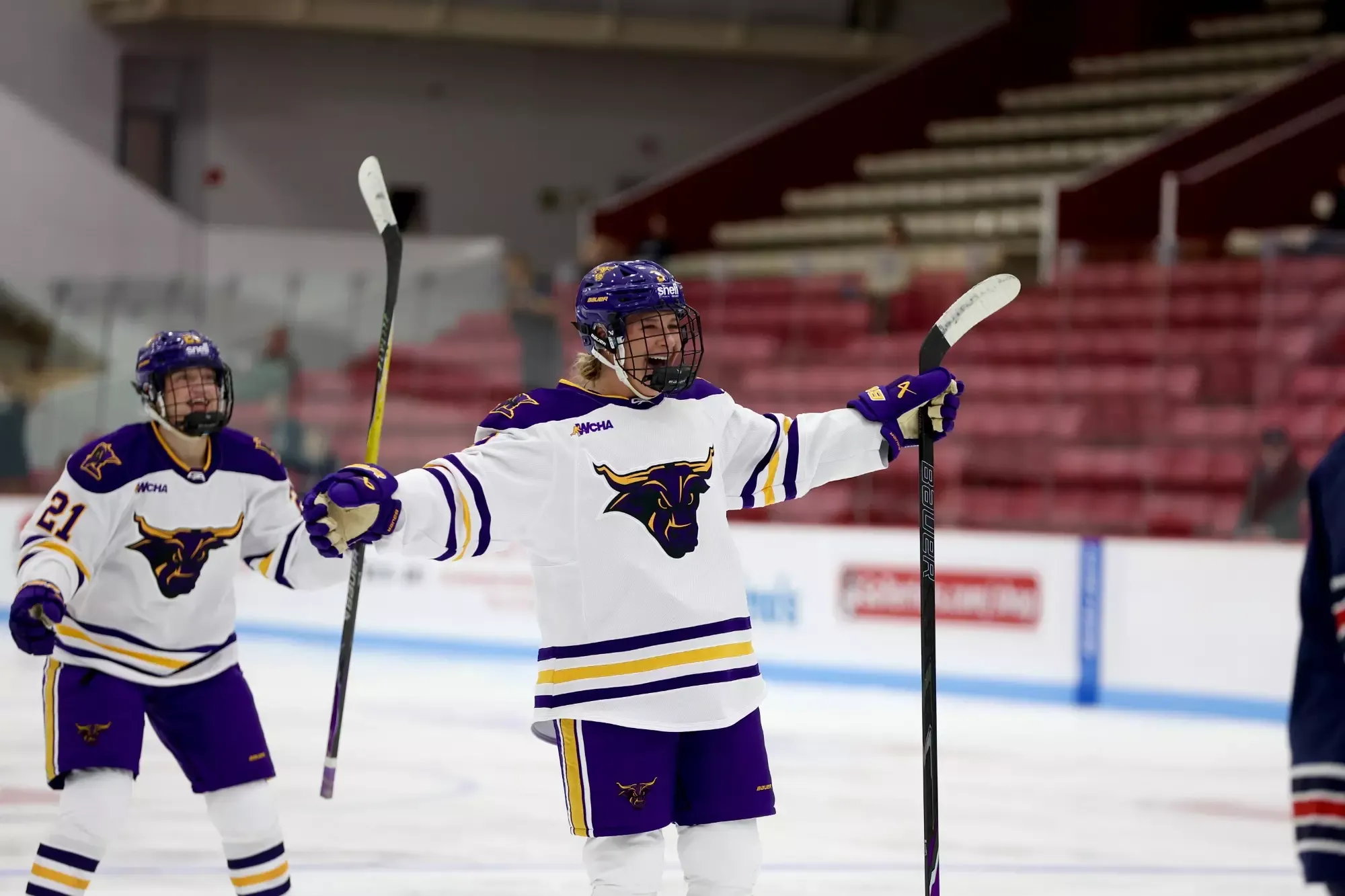 Anika Stromme celebrates her goal
