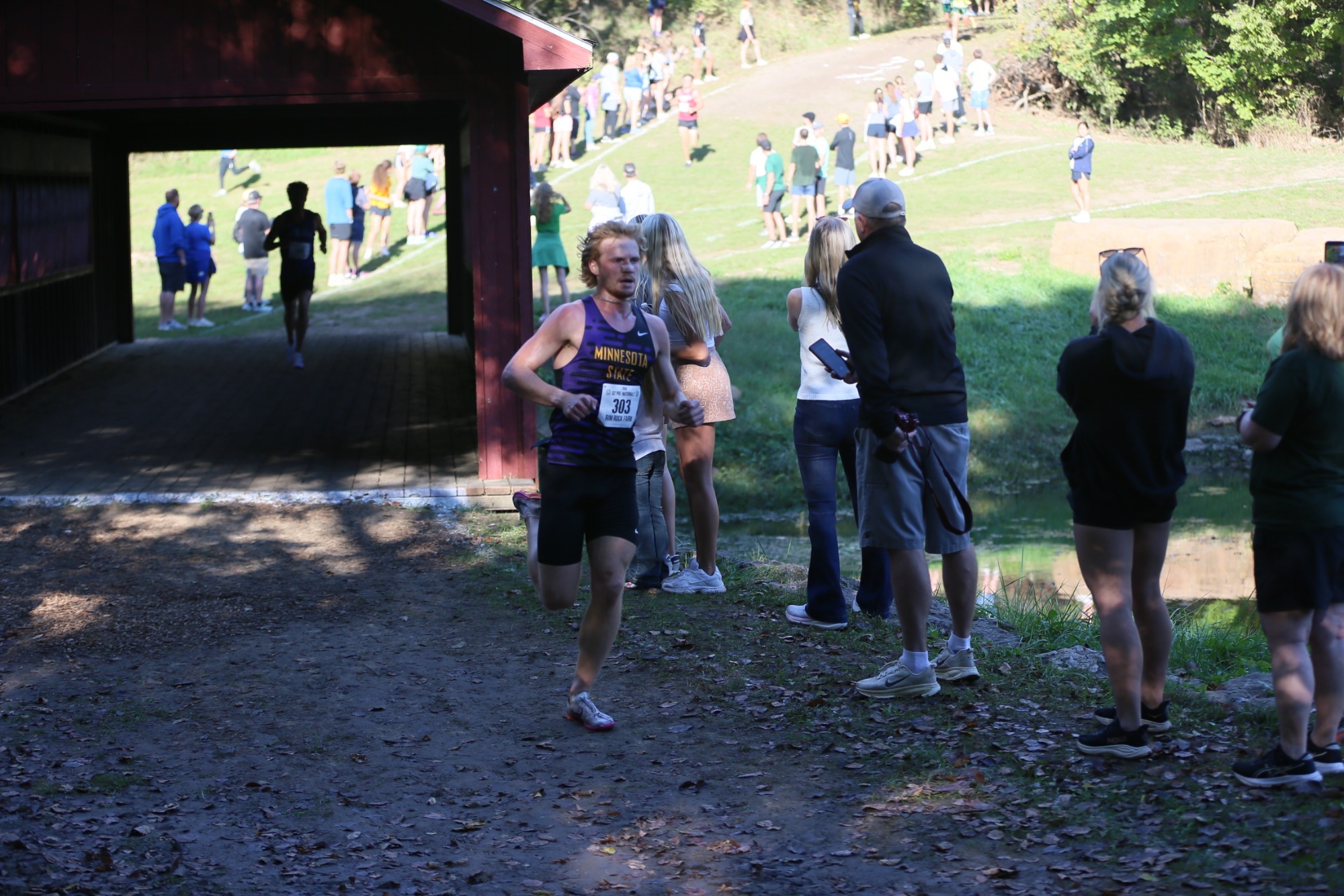 Erek Ross runs in NCAA Pre-Nats in Lawrence, Kansas