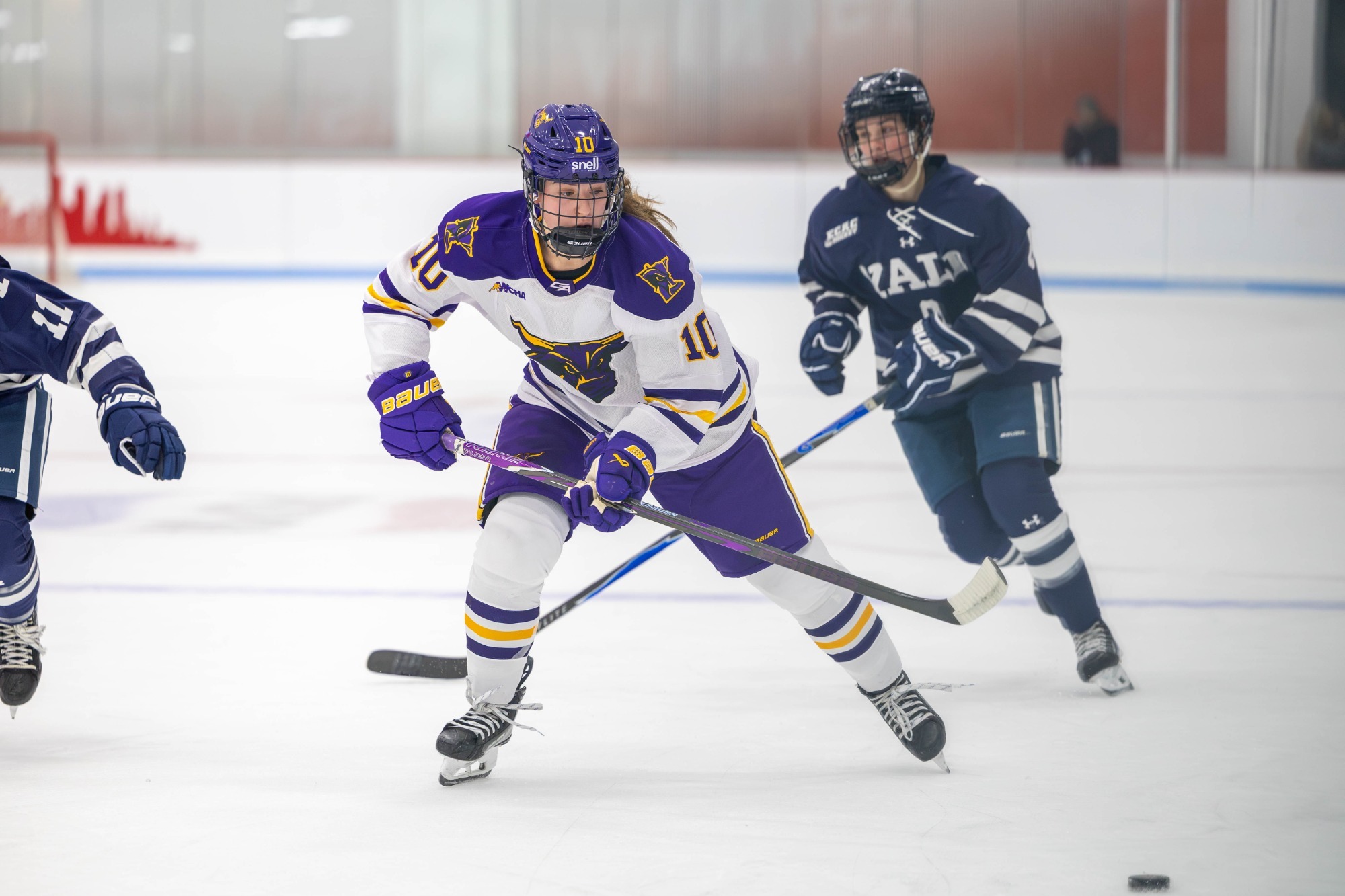 Zoe Lopez skates versus Yale