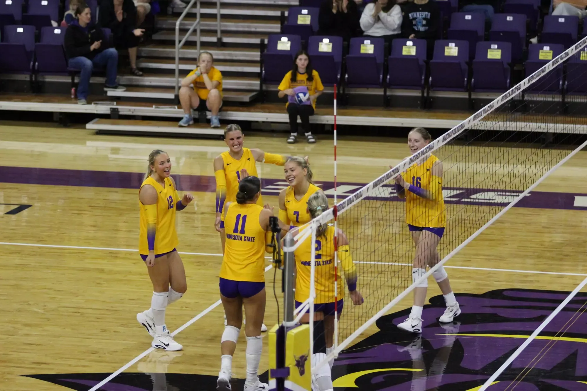 Team celebrating