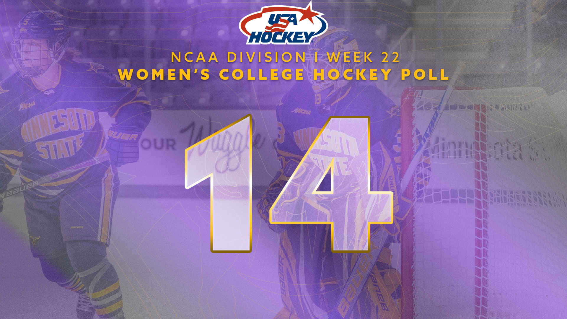 USA College Hockey Poll Week 22