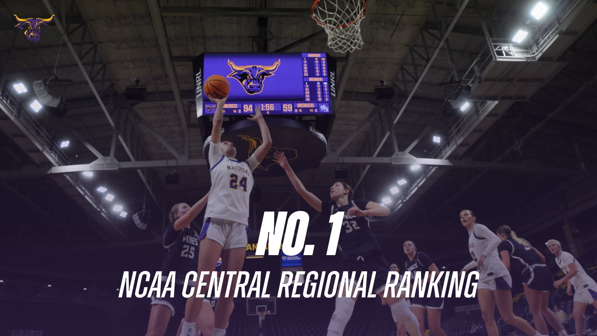  Women's Basketball Ranked No. 1 in NCAA Central Region Poll