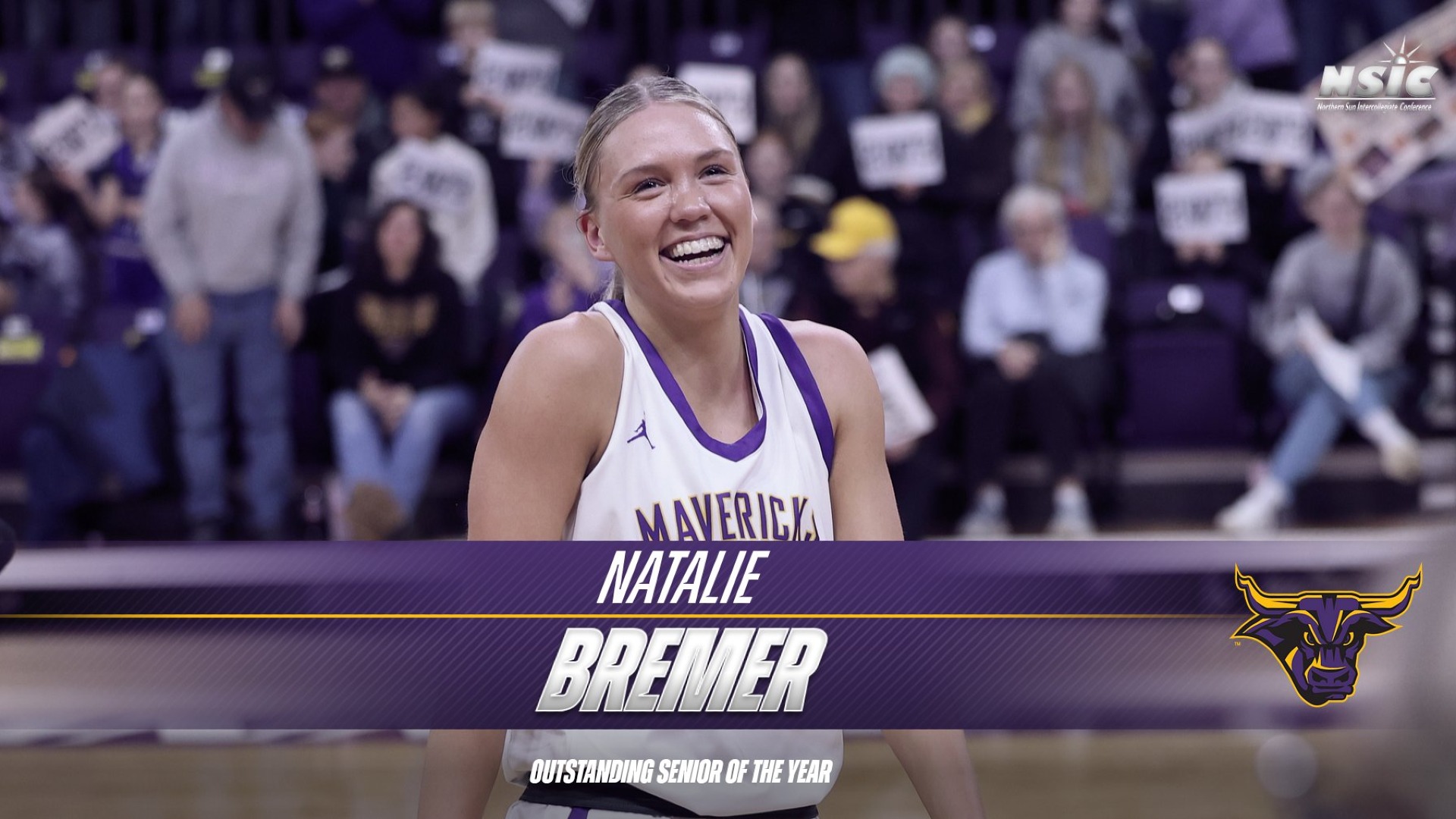 Natalie Bremer wins NSIC Outstanding Senior of the Year