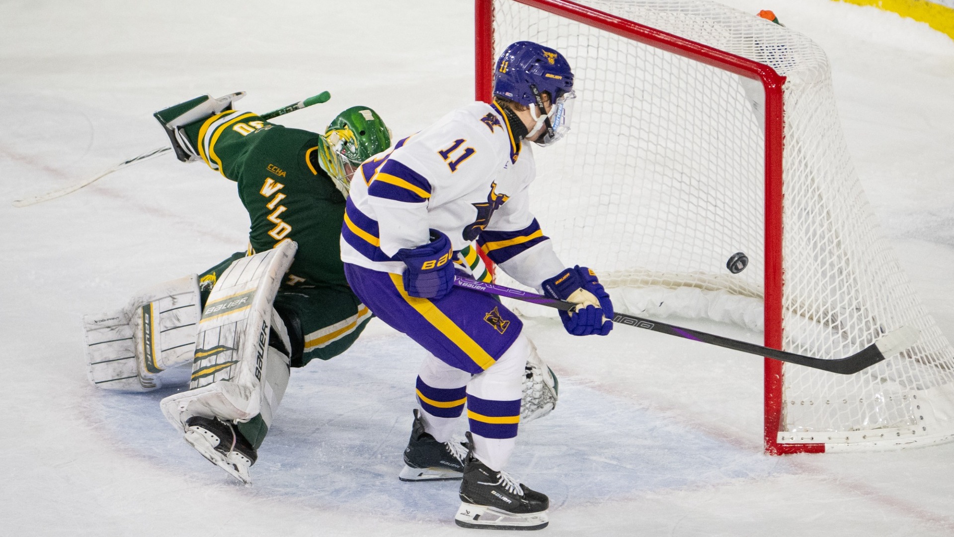 Jordan Ronn Shootout goal vs. NMU