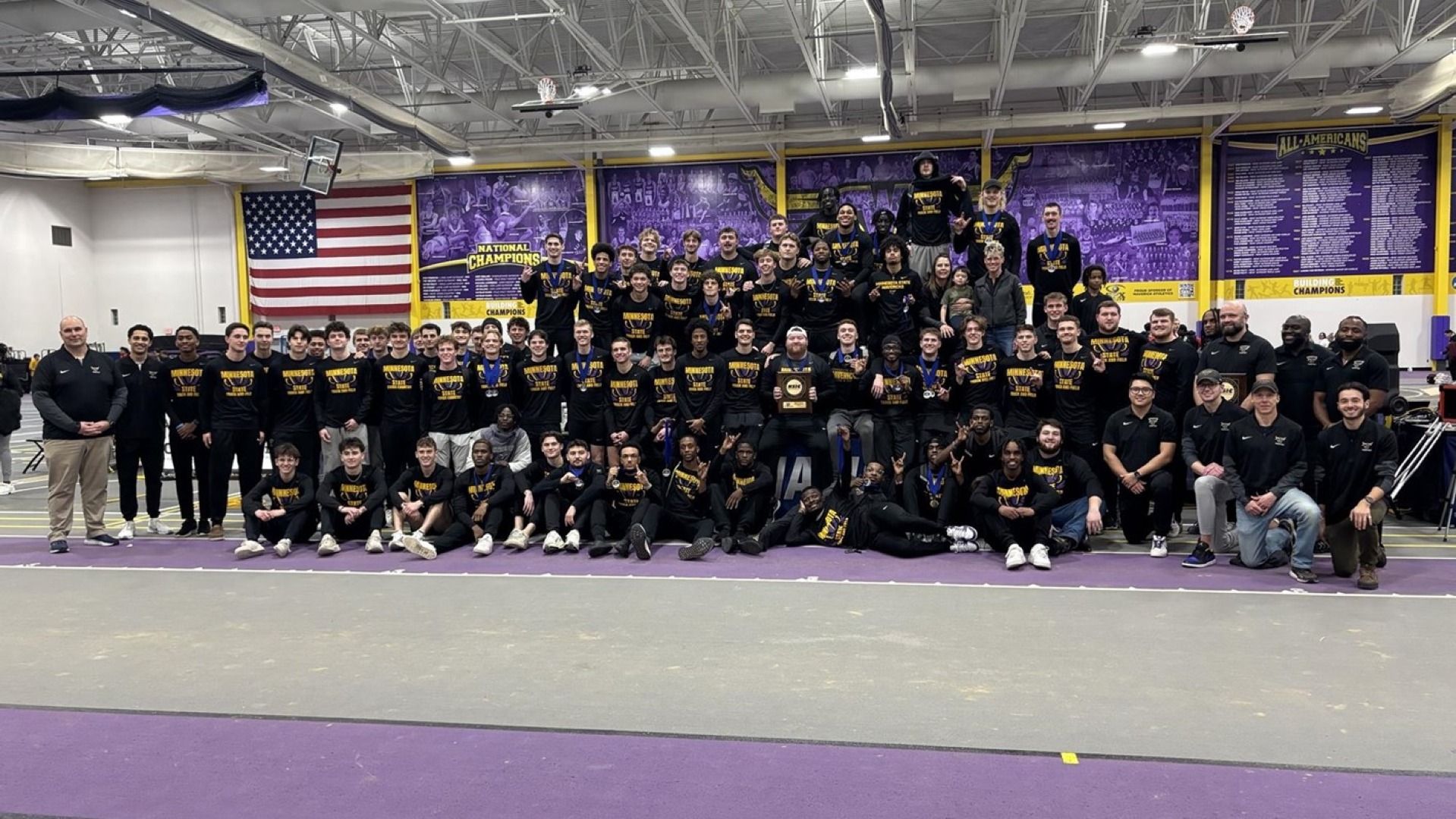 Men's Track and Field Indoor NSIC Champions Photo