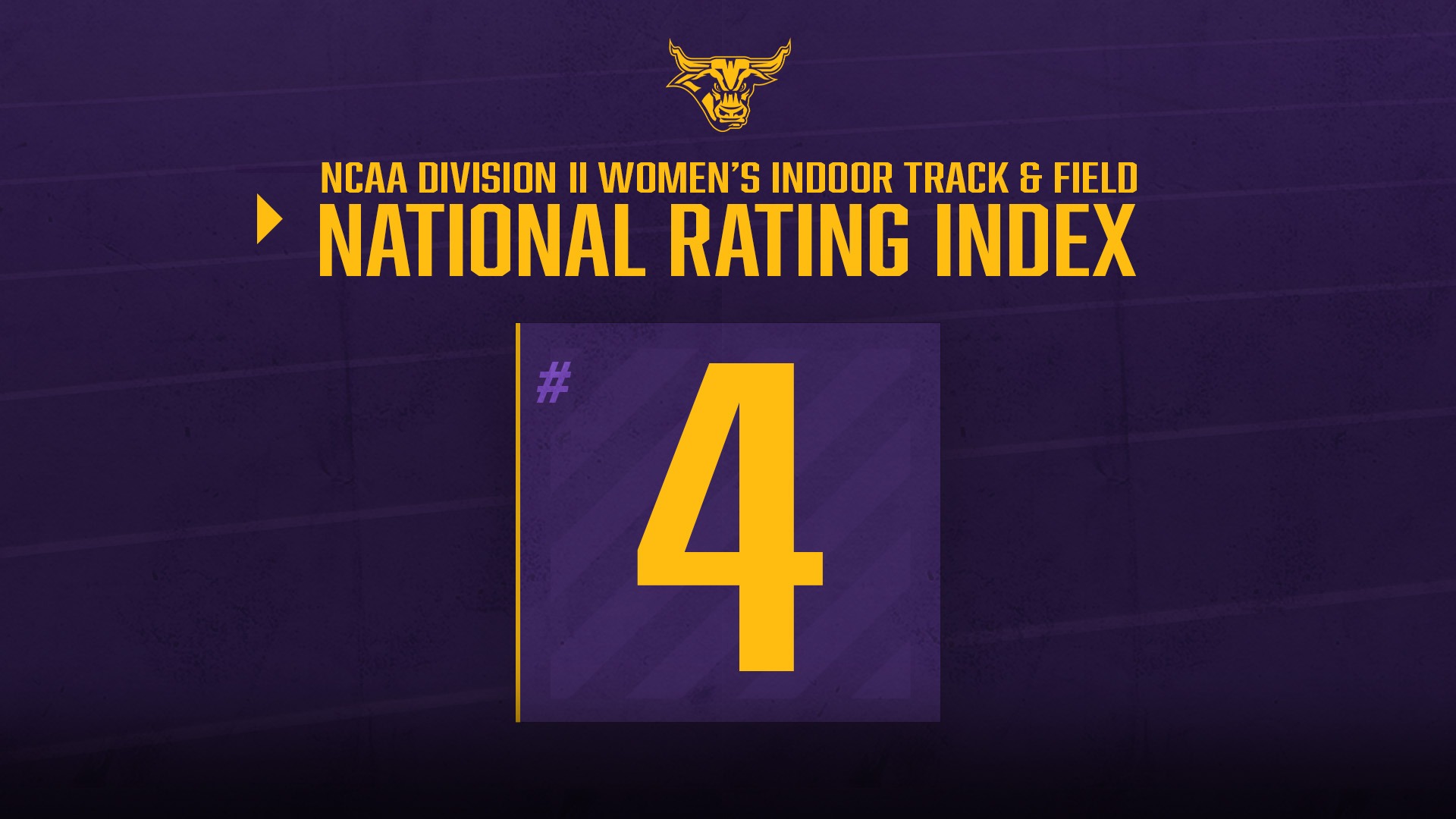 Women's Track No. 4 ranking Feb. 3