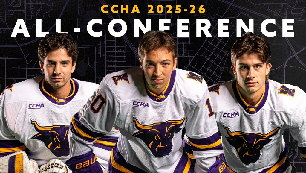 CCHA All-Conference Trio Graphic