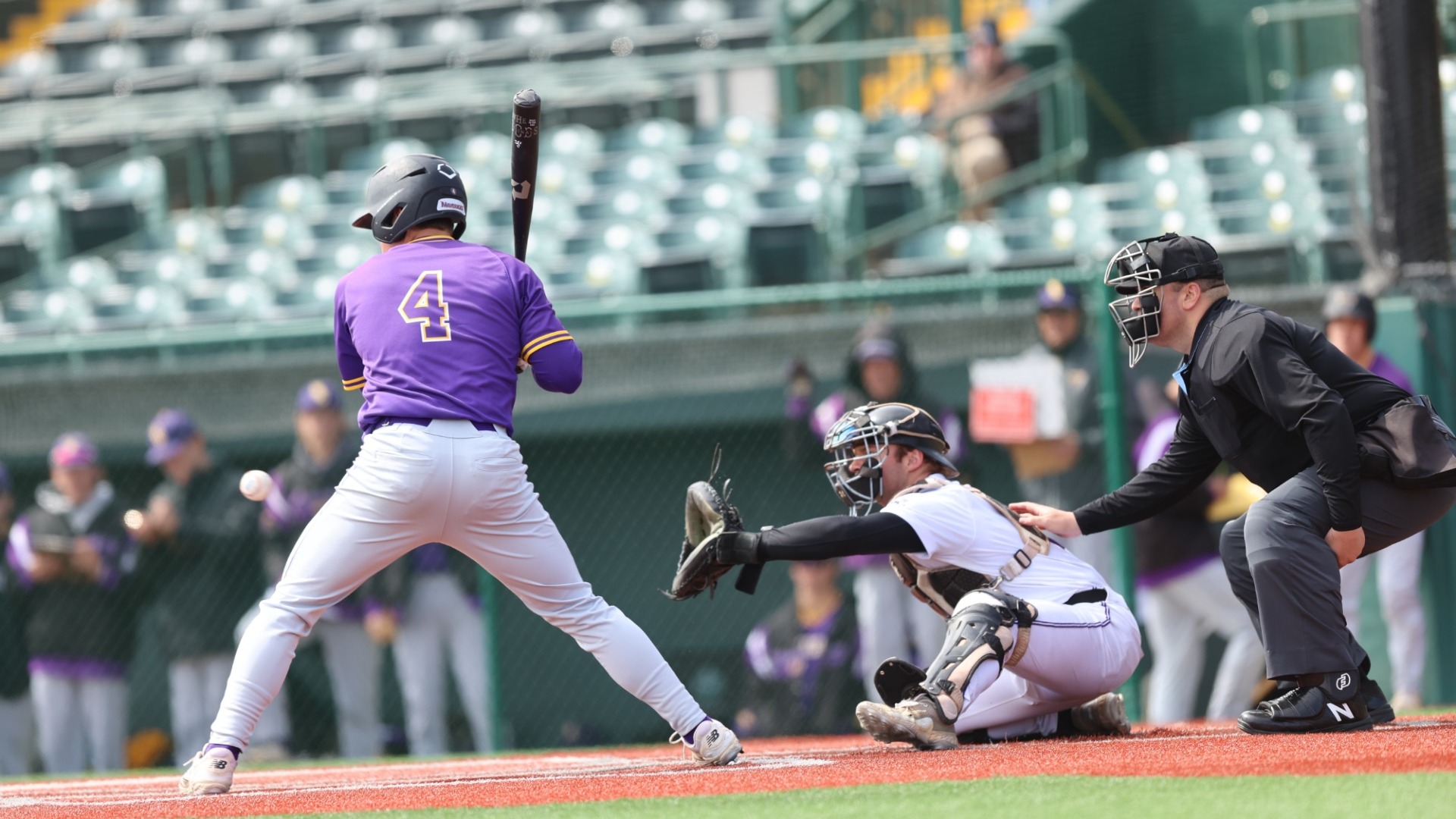 CJ Trask up to bat vs Sioux Falls 